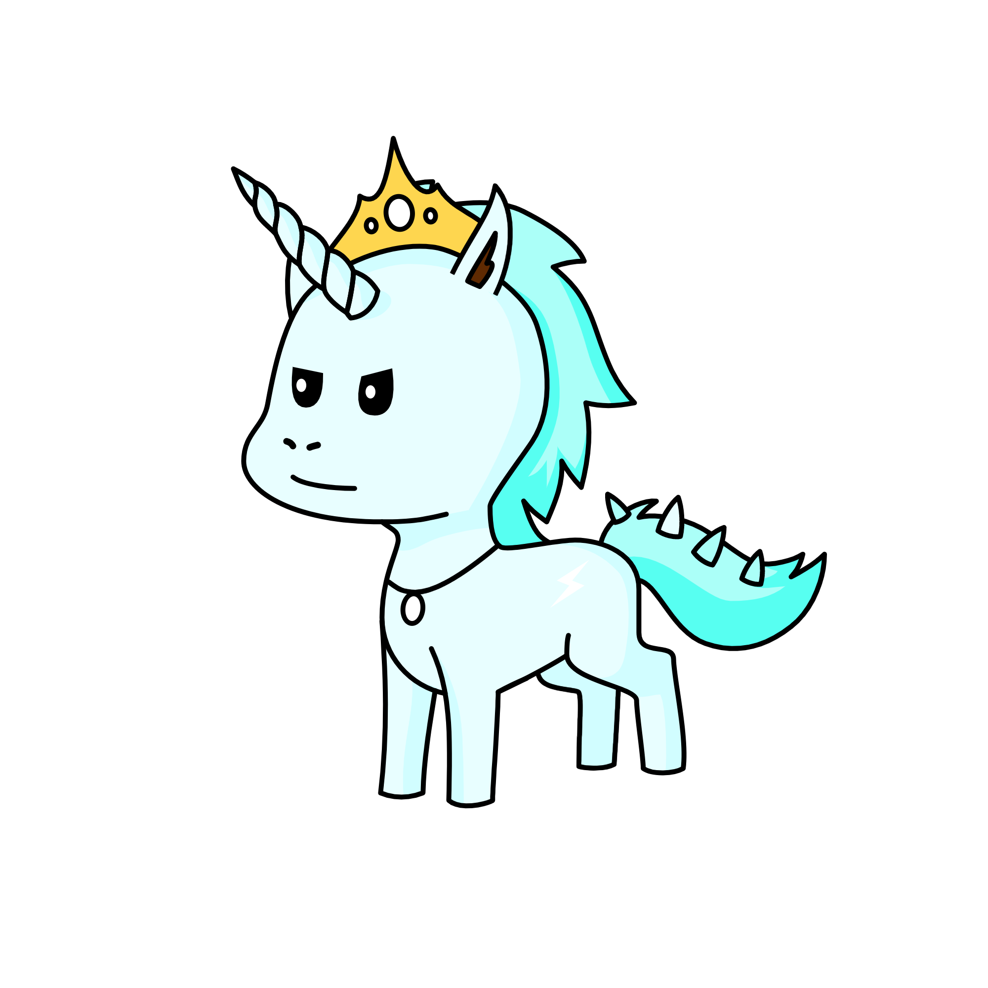 Winter, the unicorn