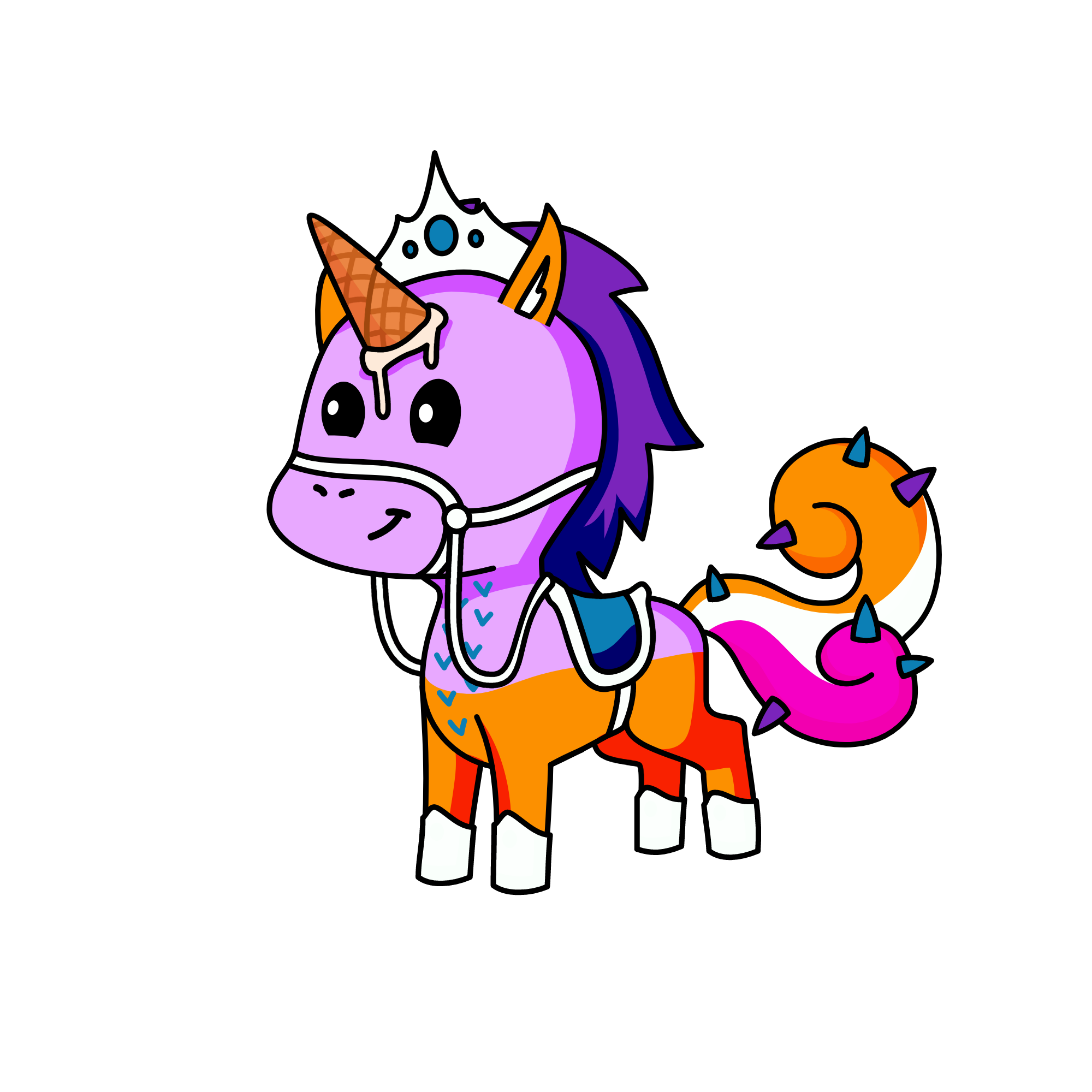 Princess Icecream, the unicorn