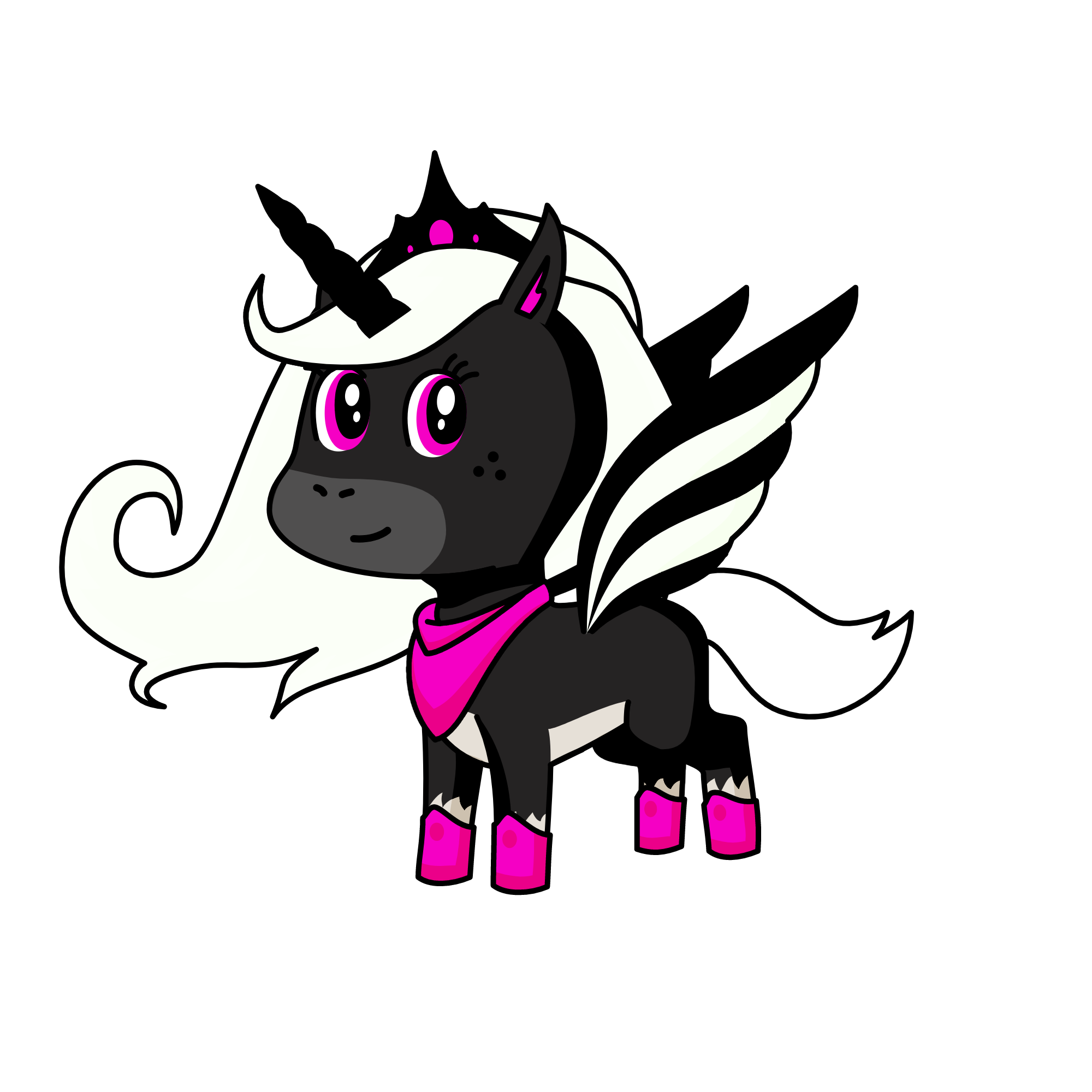 Queen of the Night, the unicorn