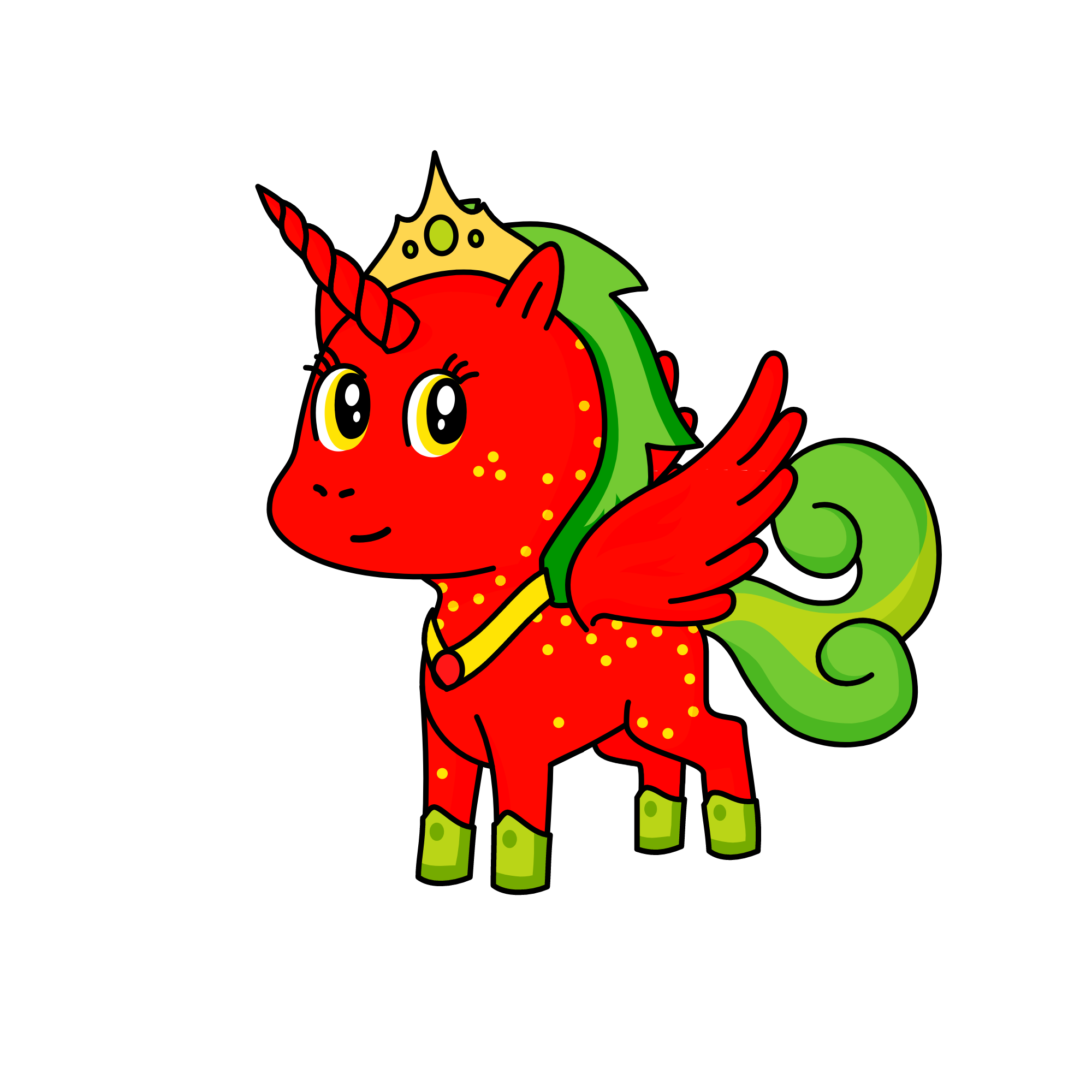 strawberry sofia (2nd), the unicorn