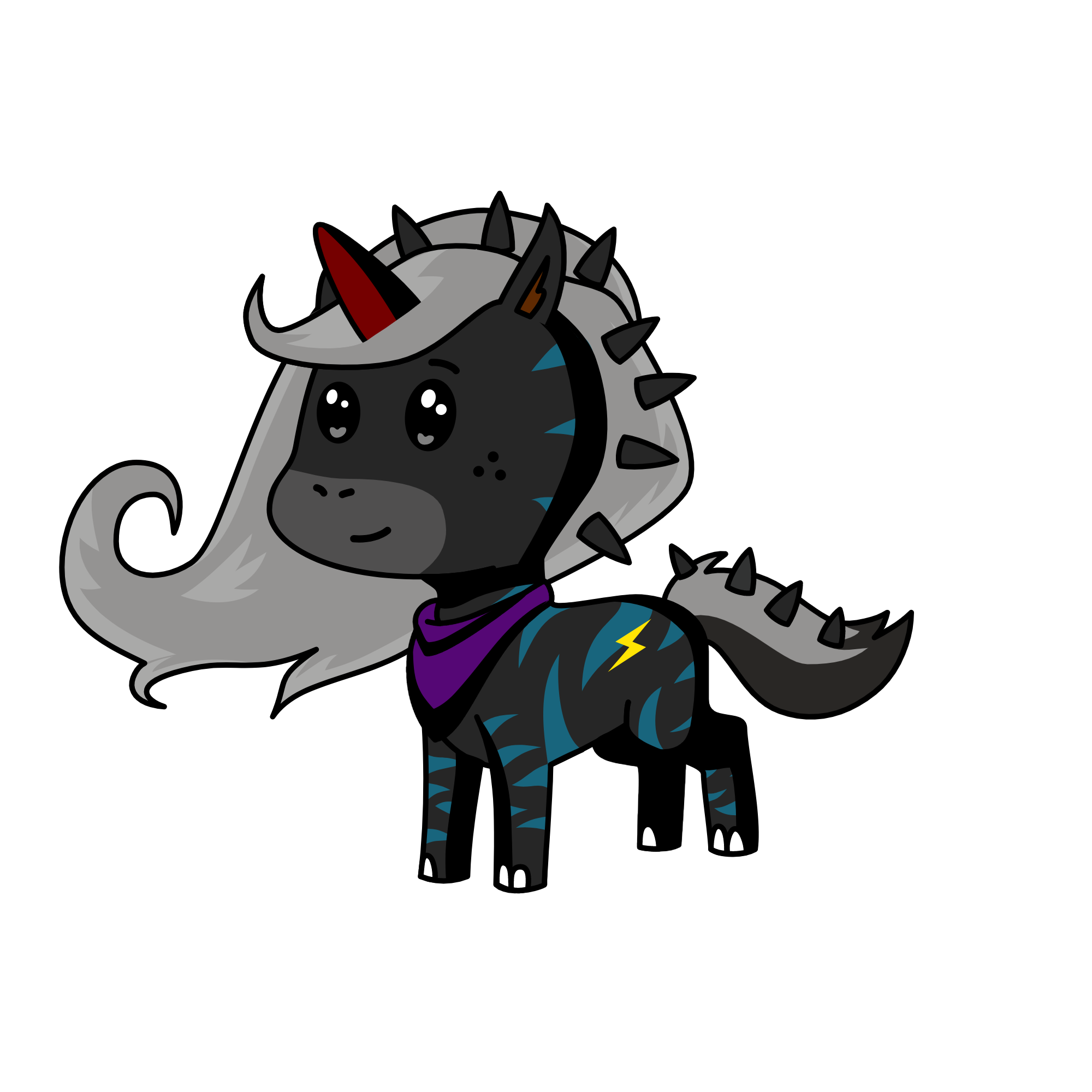 Shadow, the unicorn