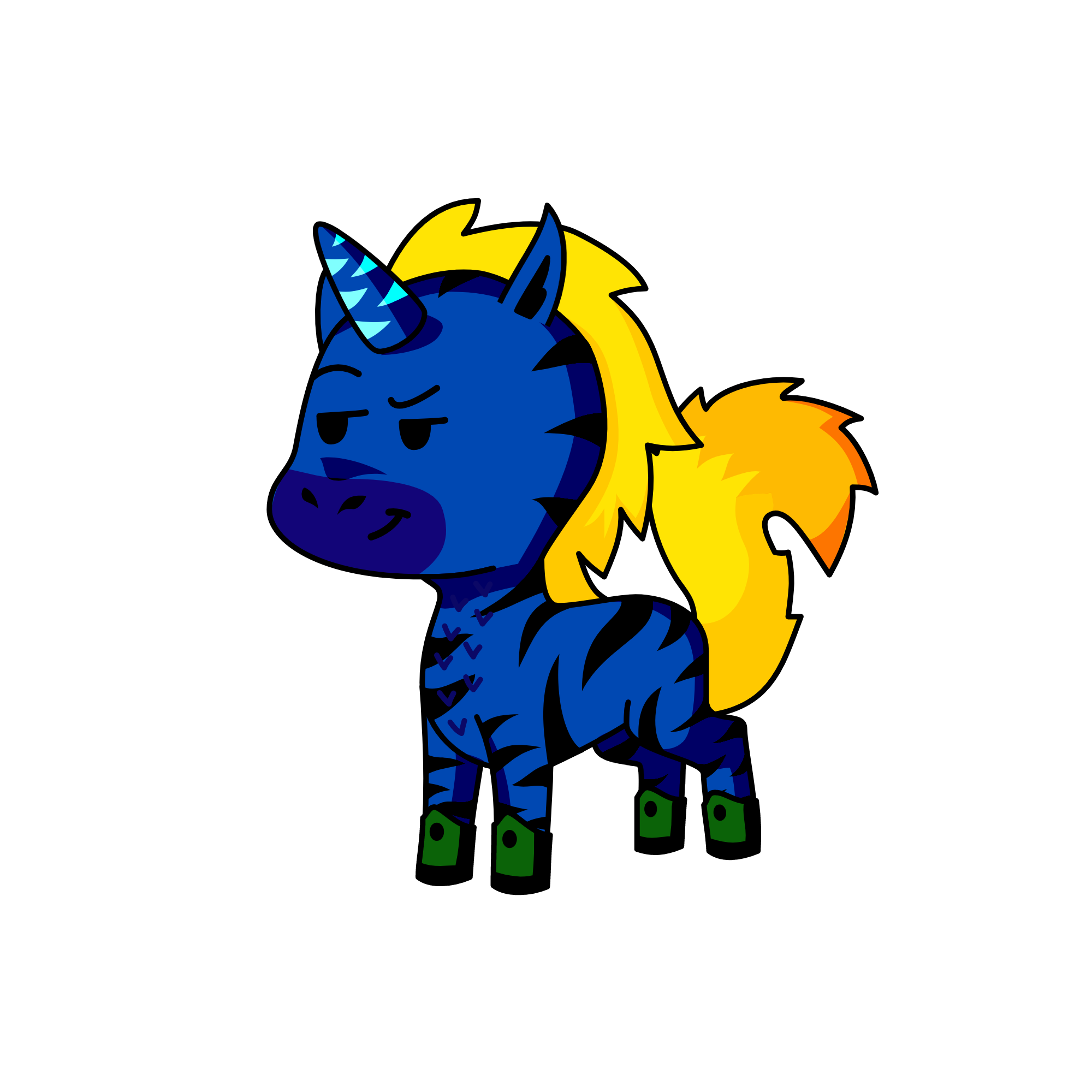 HunkyHair III, the unicorn