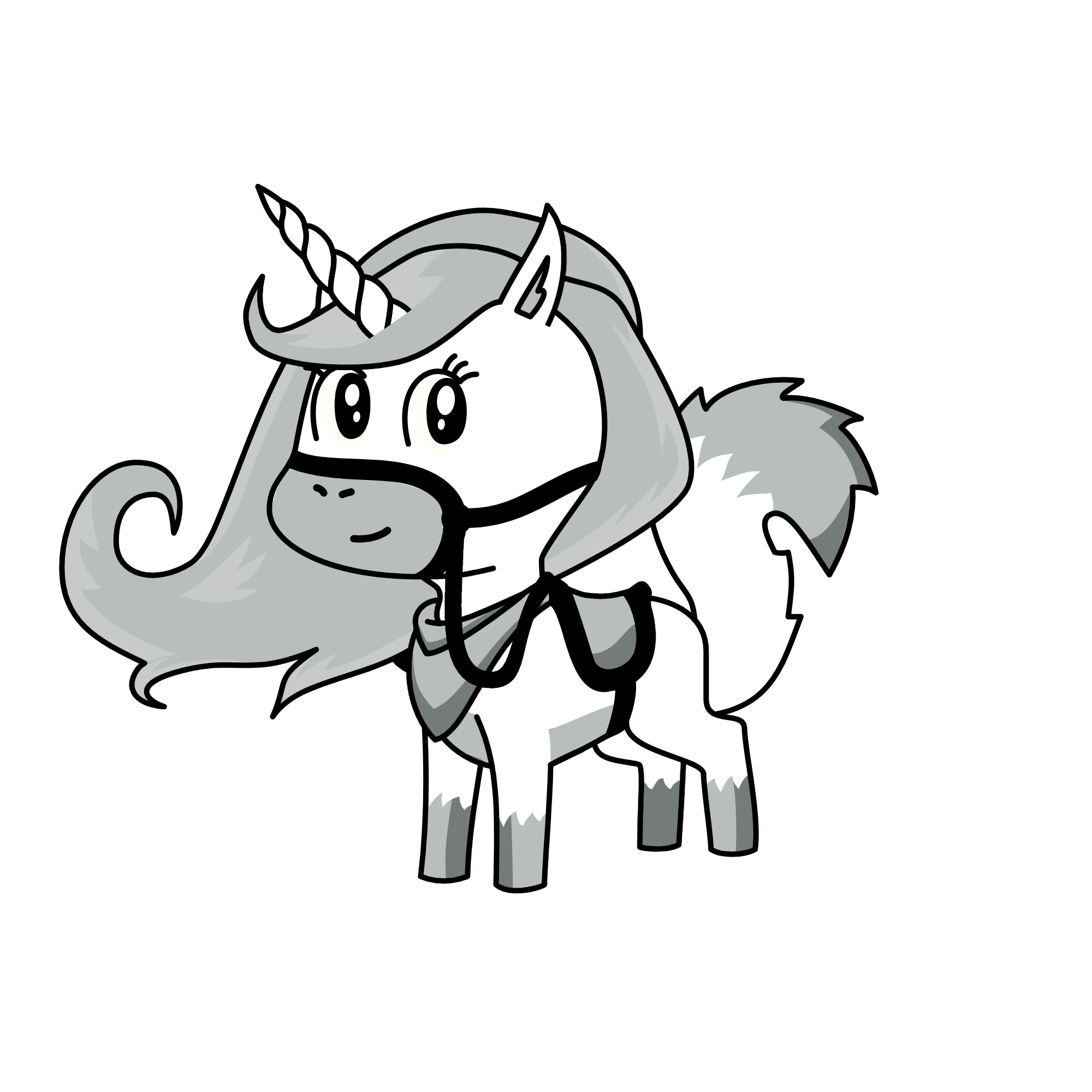 Snowball, the unicorn