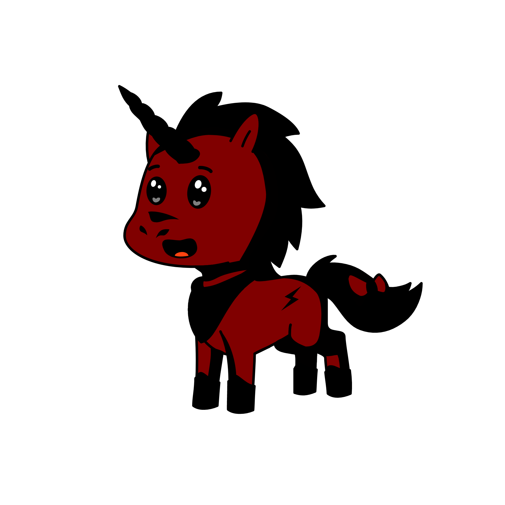 Blood, the unicorn
