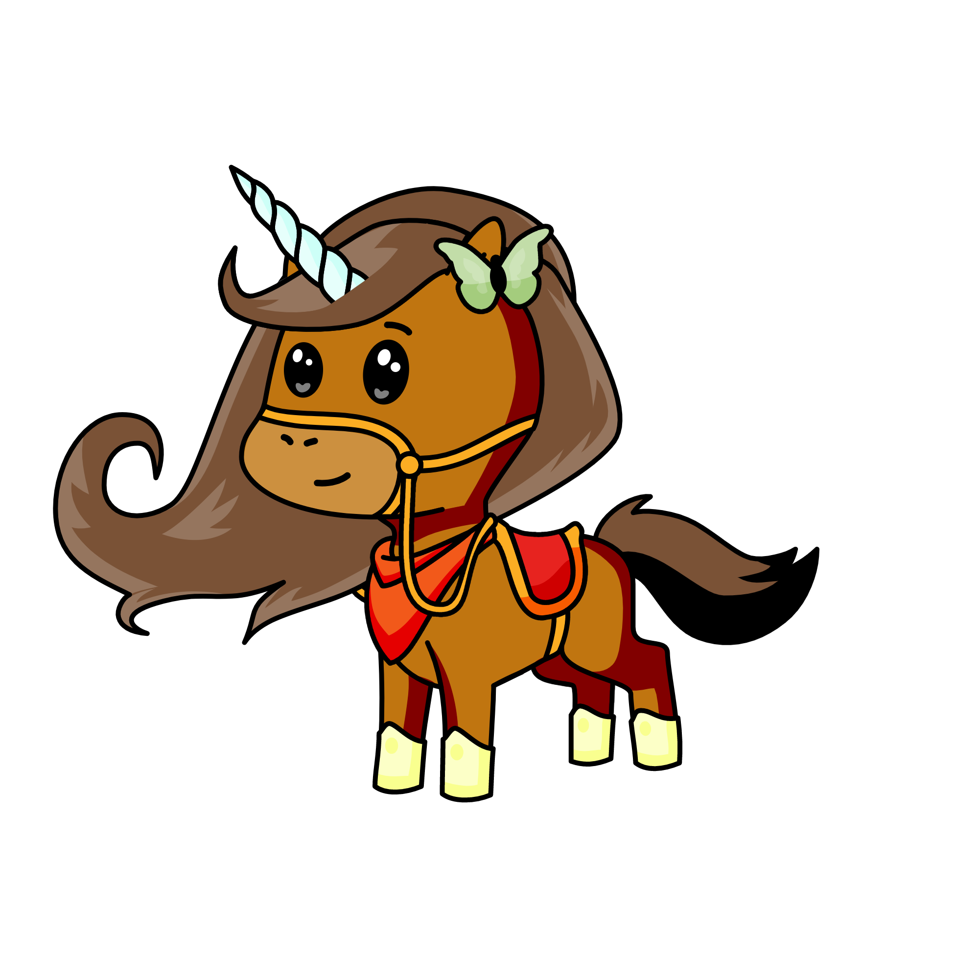 Brownie, the unicorn
