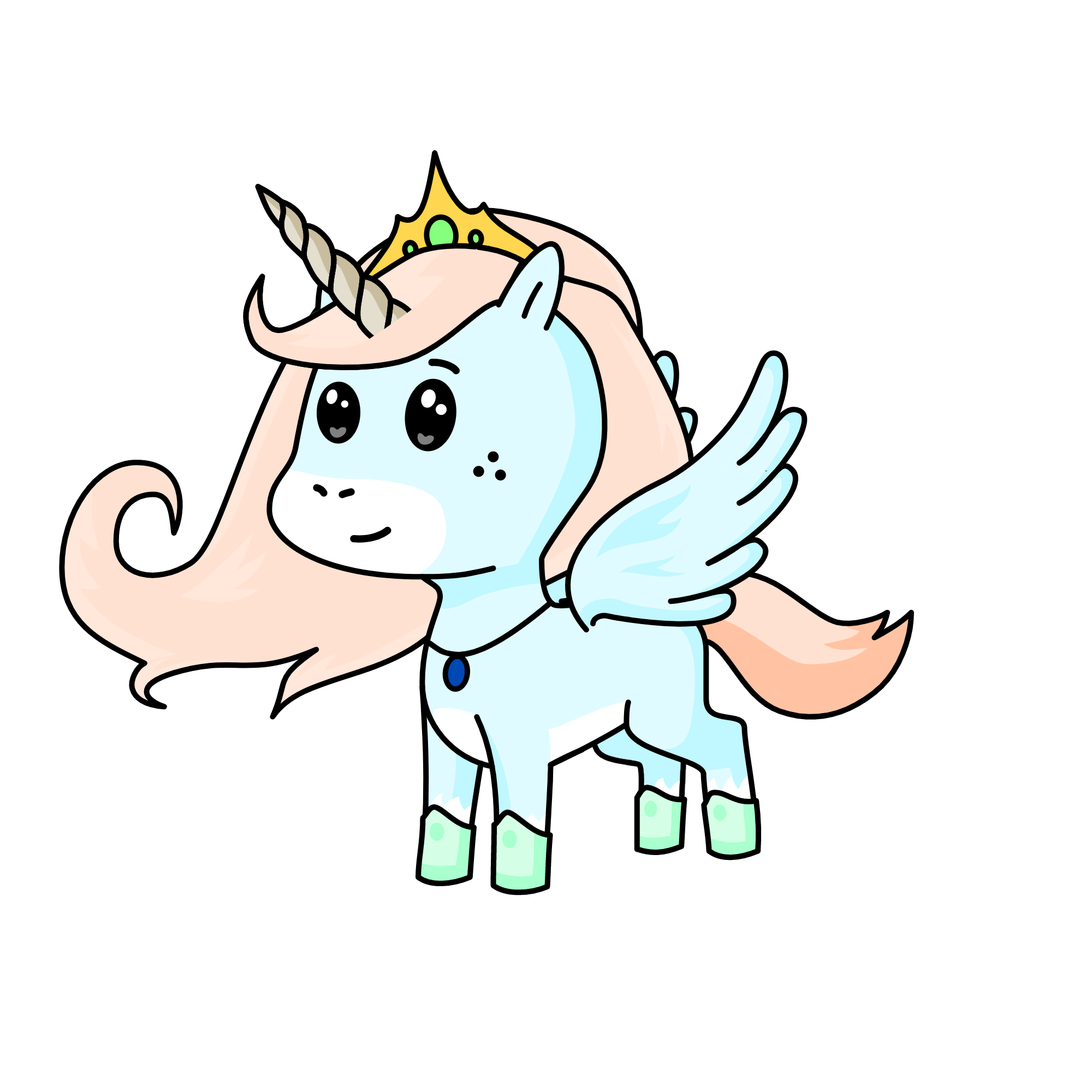 Coral, the unicorn