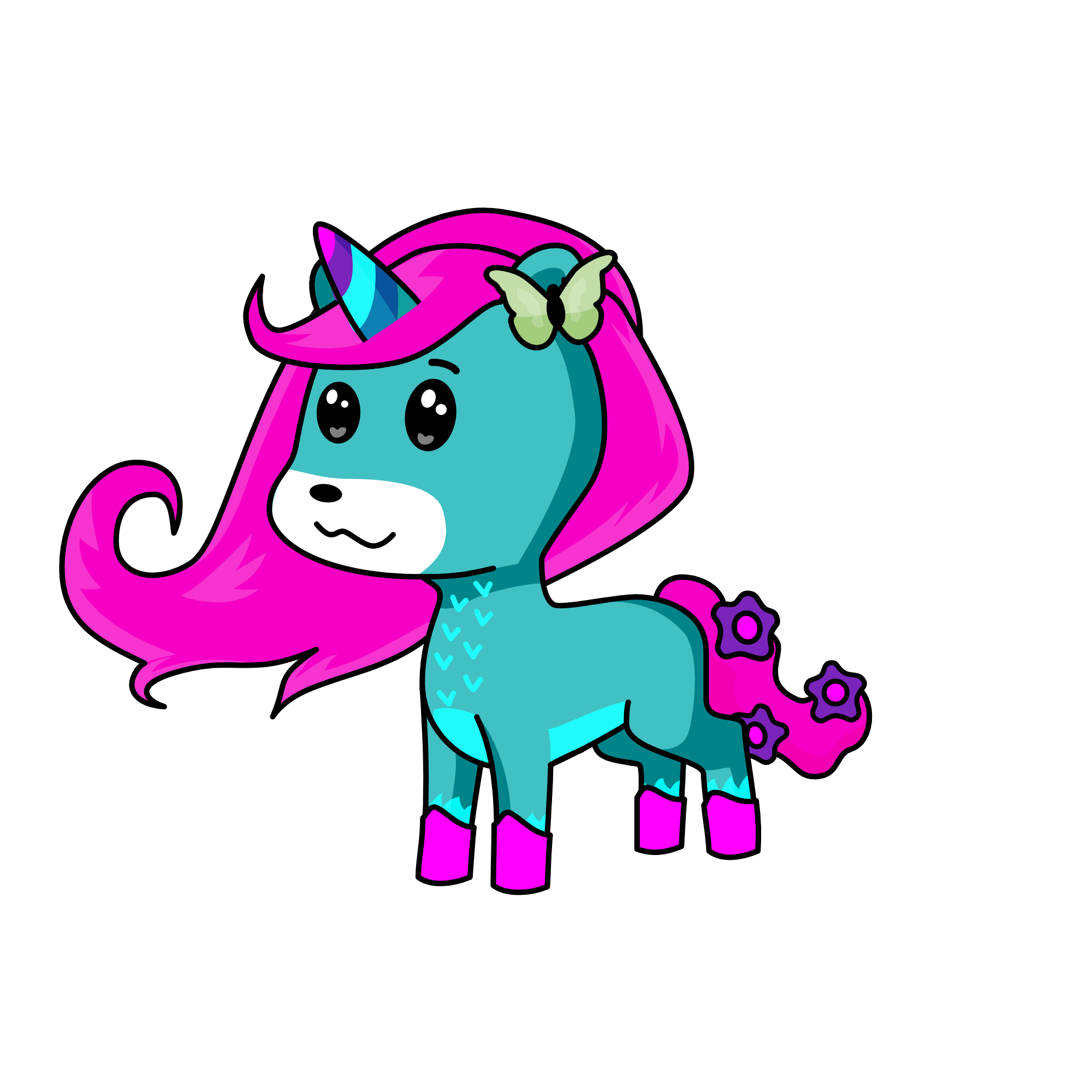 Flower, the unicorn