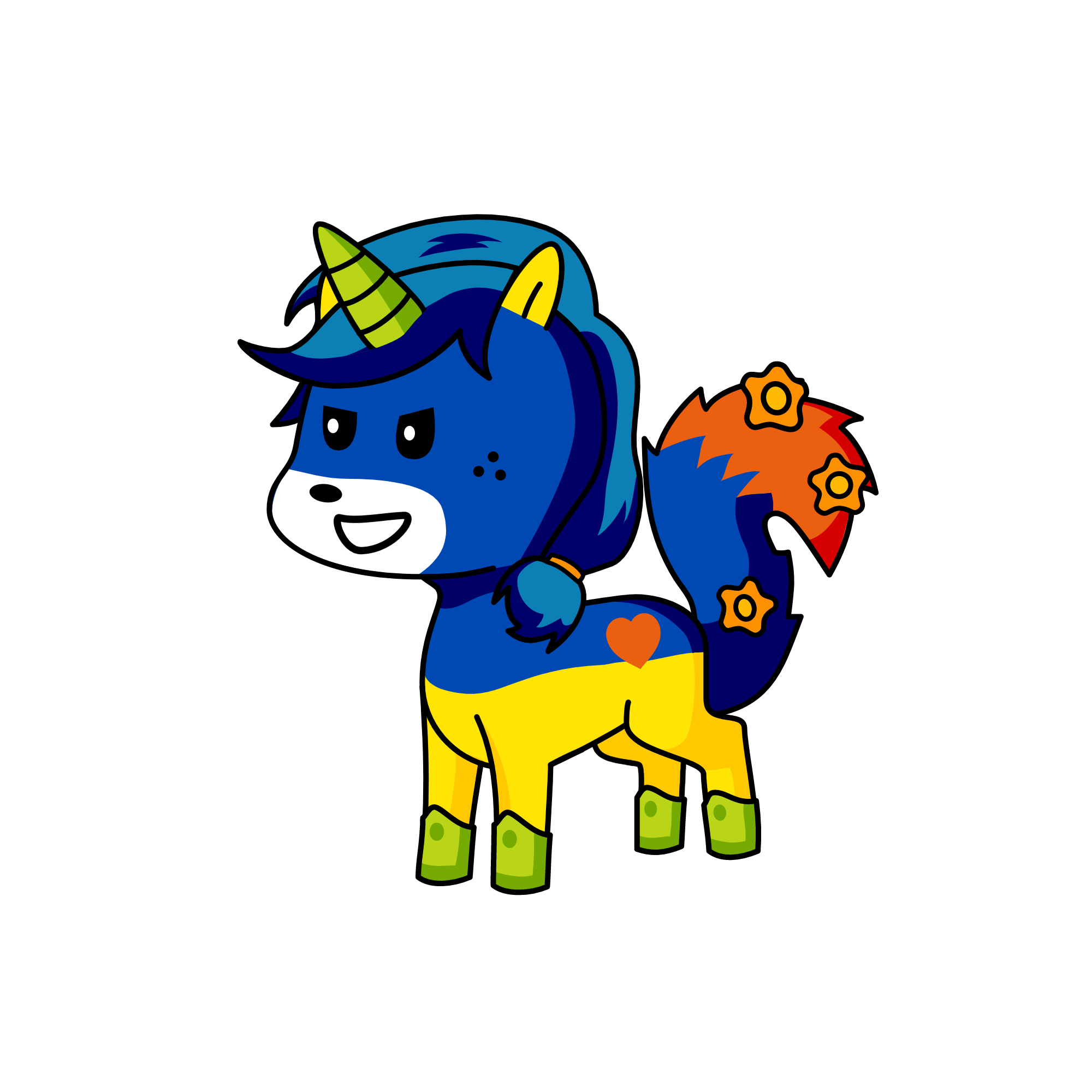 Flare, the unicorn
