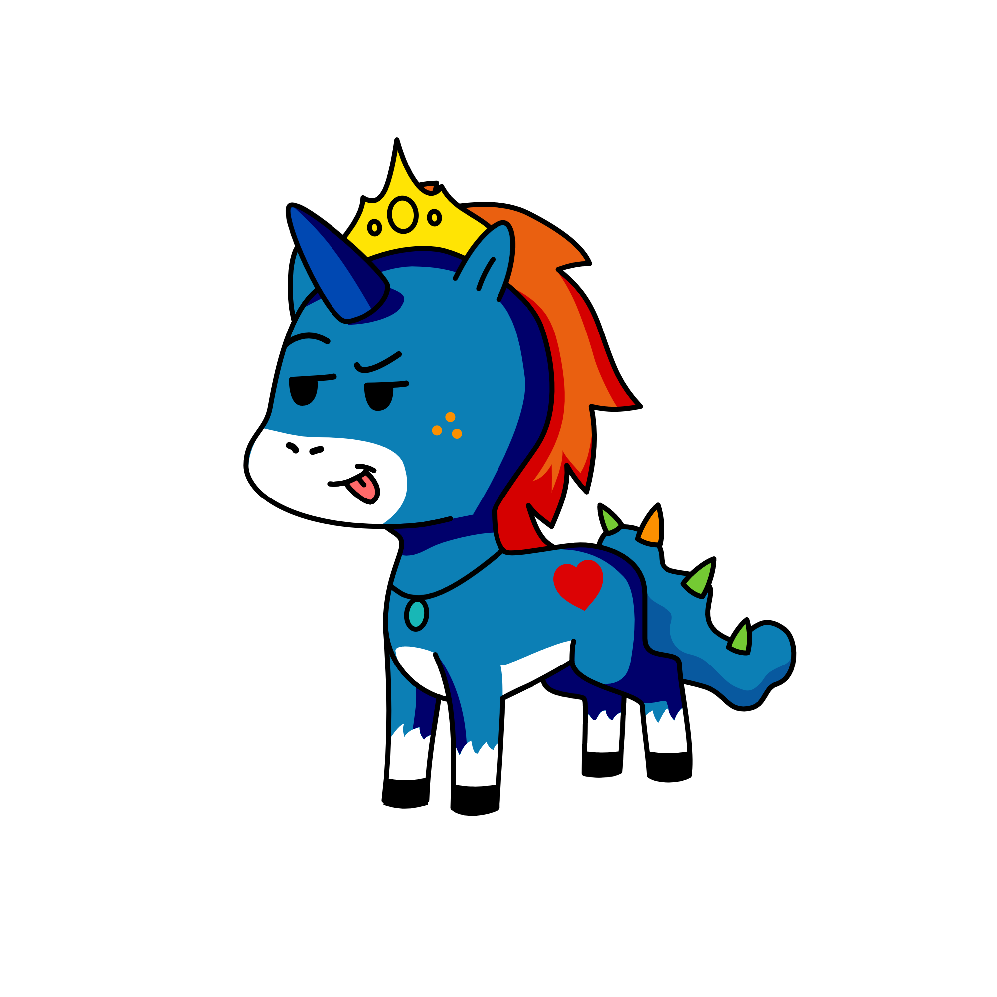 Meanicorn, the unicorn