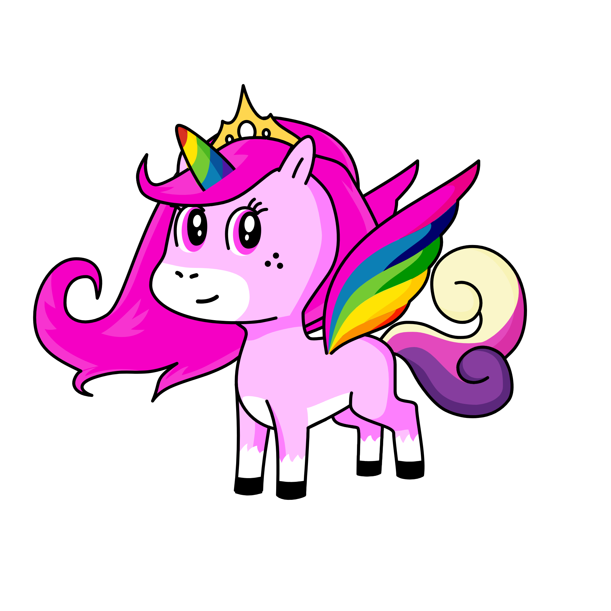 Cupcake, the unicorn