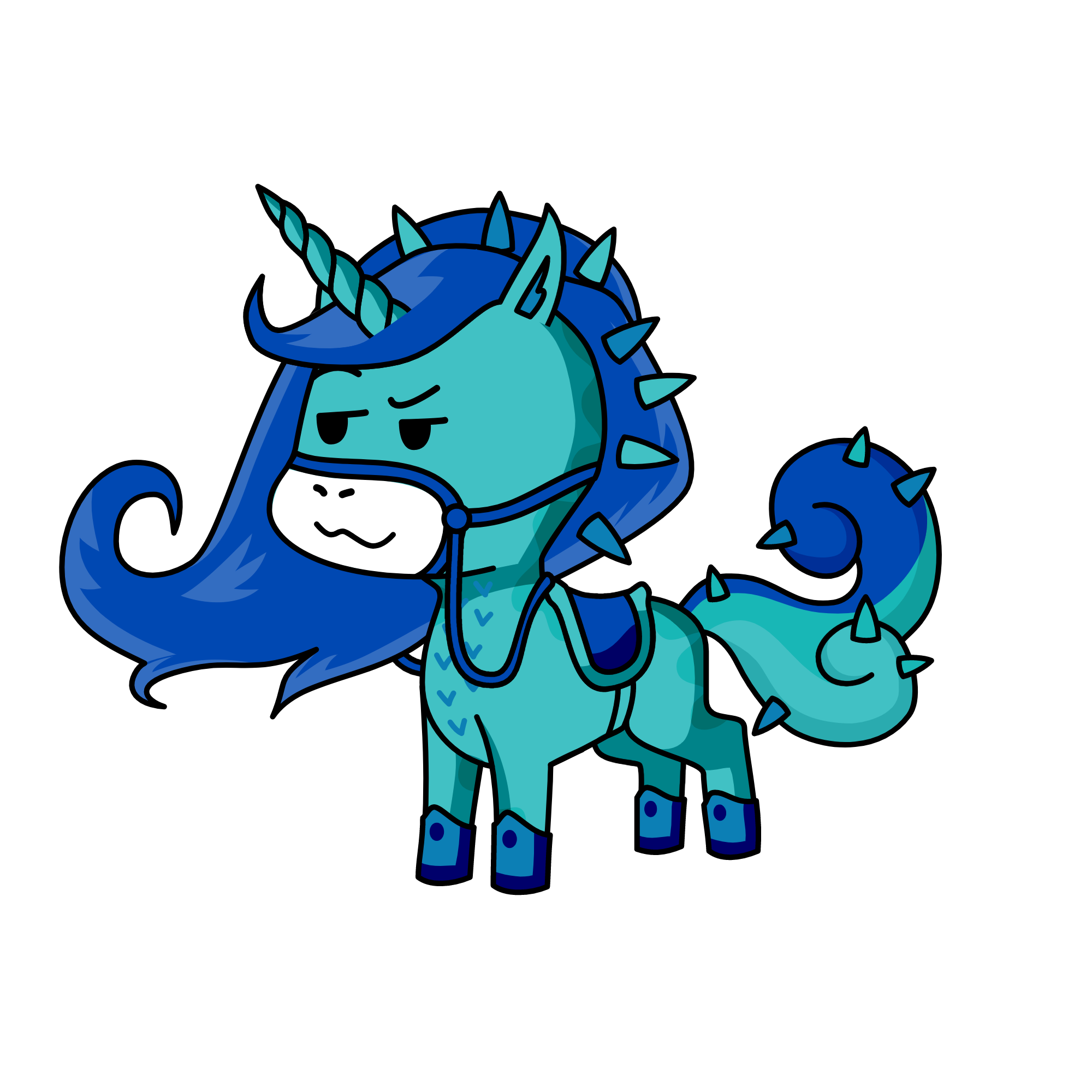 Spikey the Unicorn, the unicorn