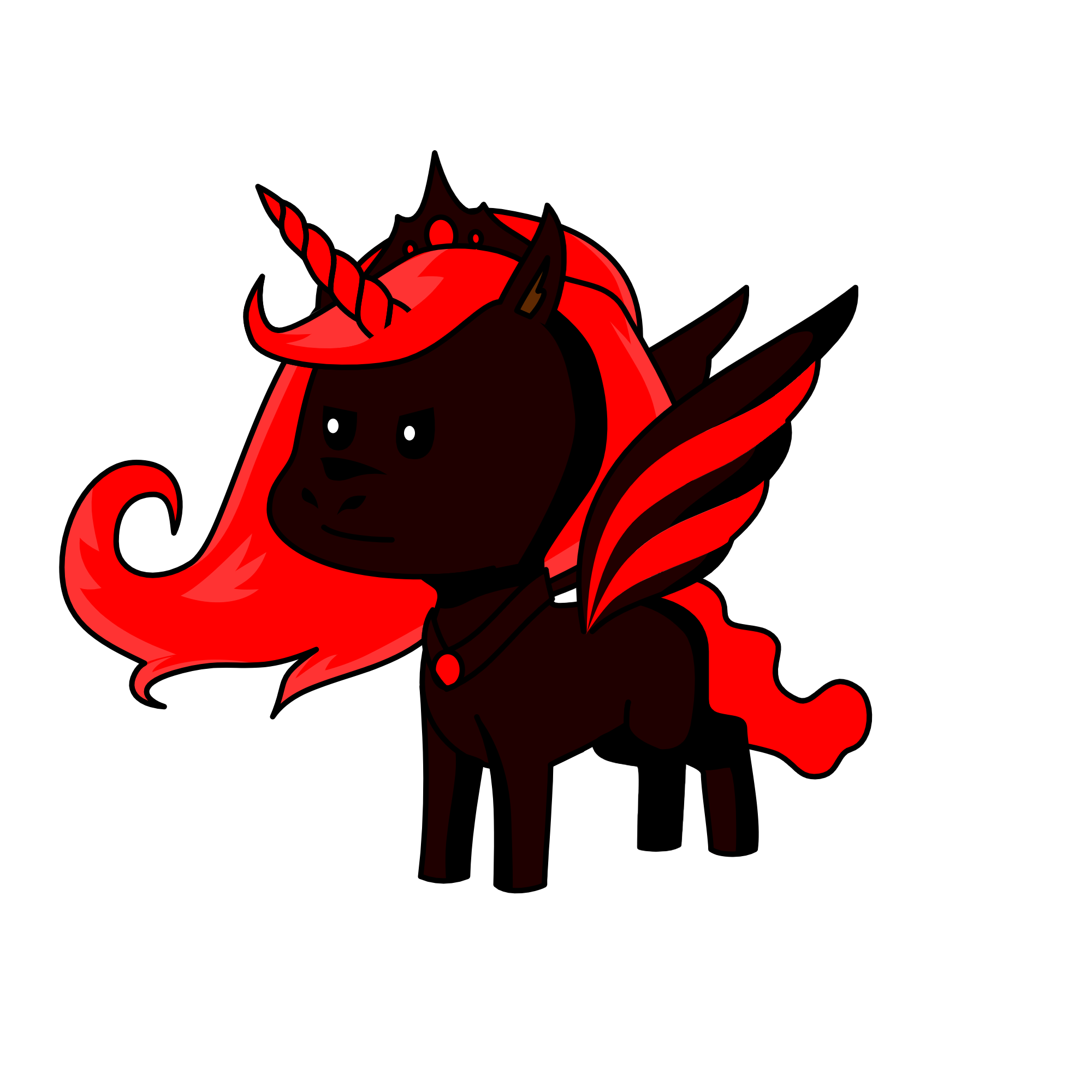 Dark unicorn, the unicorn