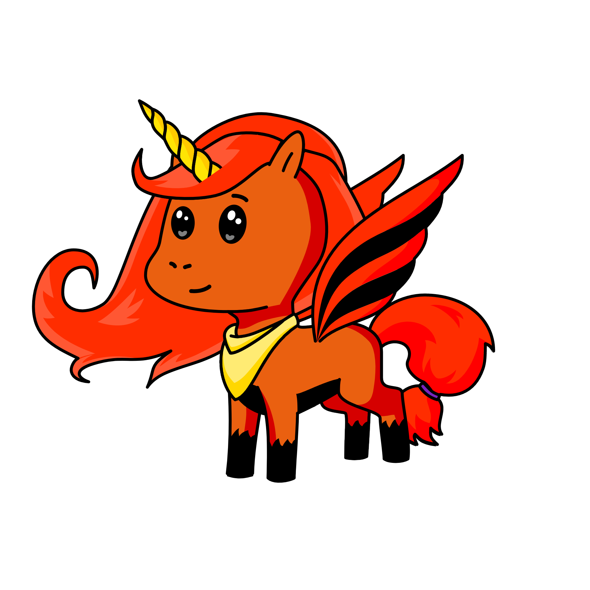 Princess Hotline, the unicorn