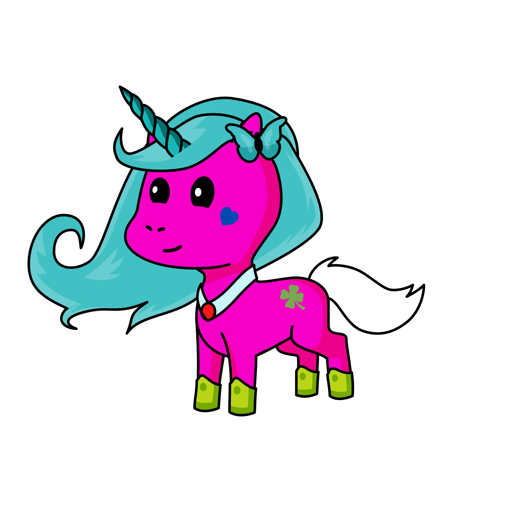 LUCKY , the unicorn