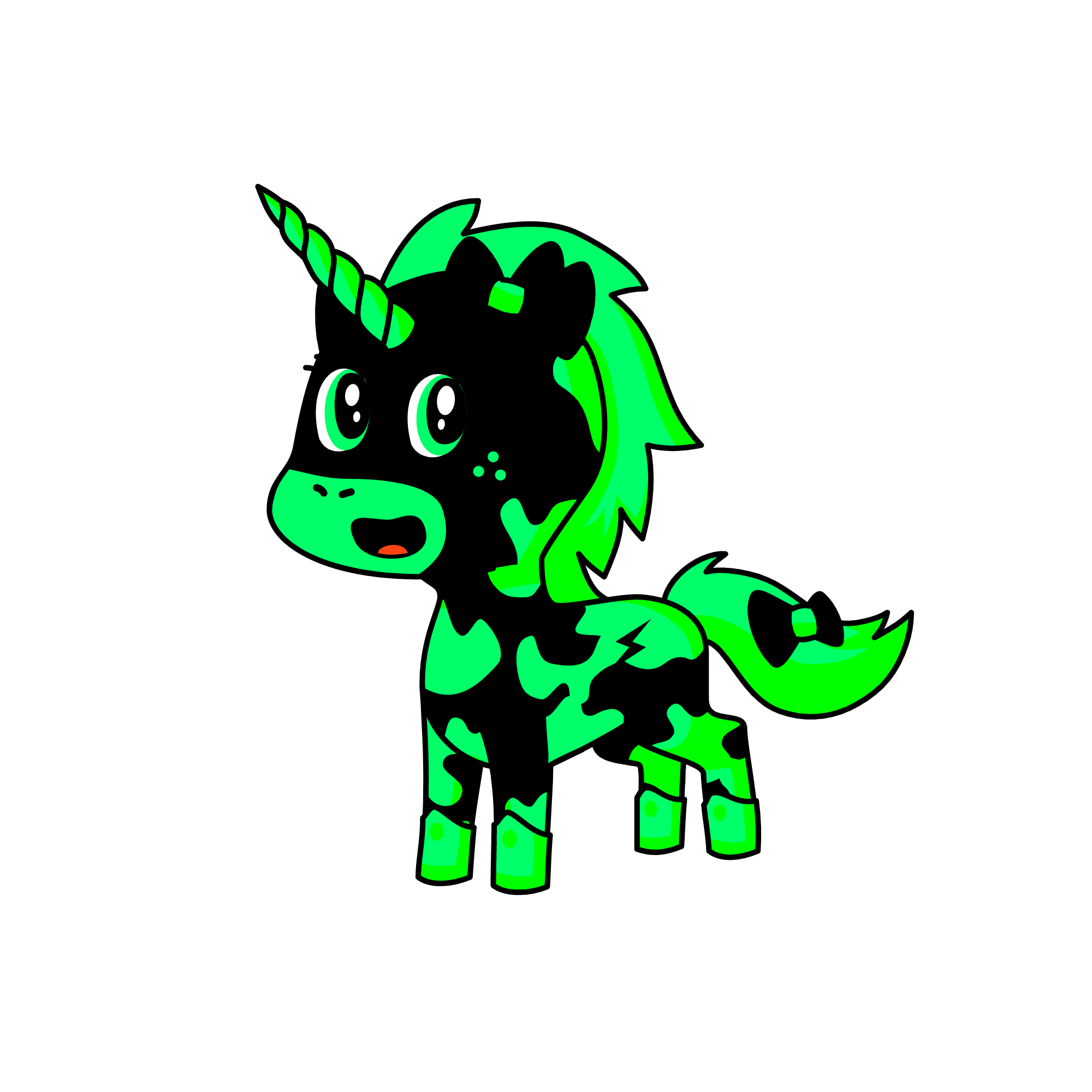 Sly's twin Tye, the unicorn