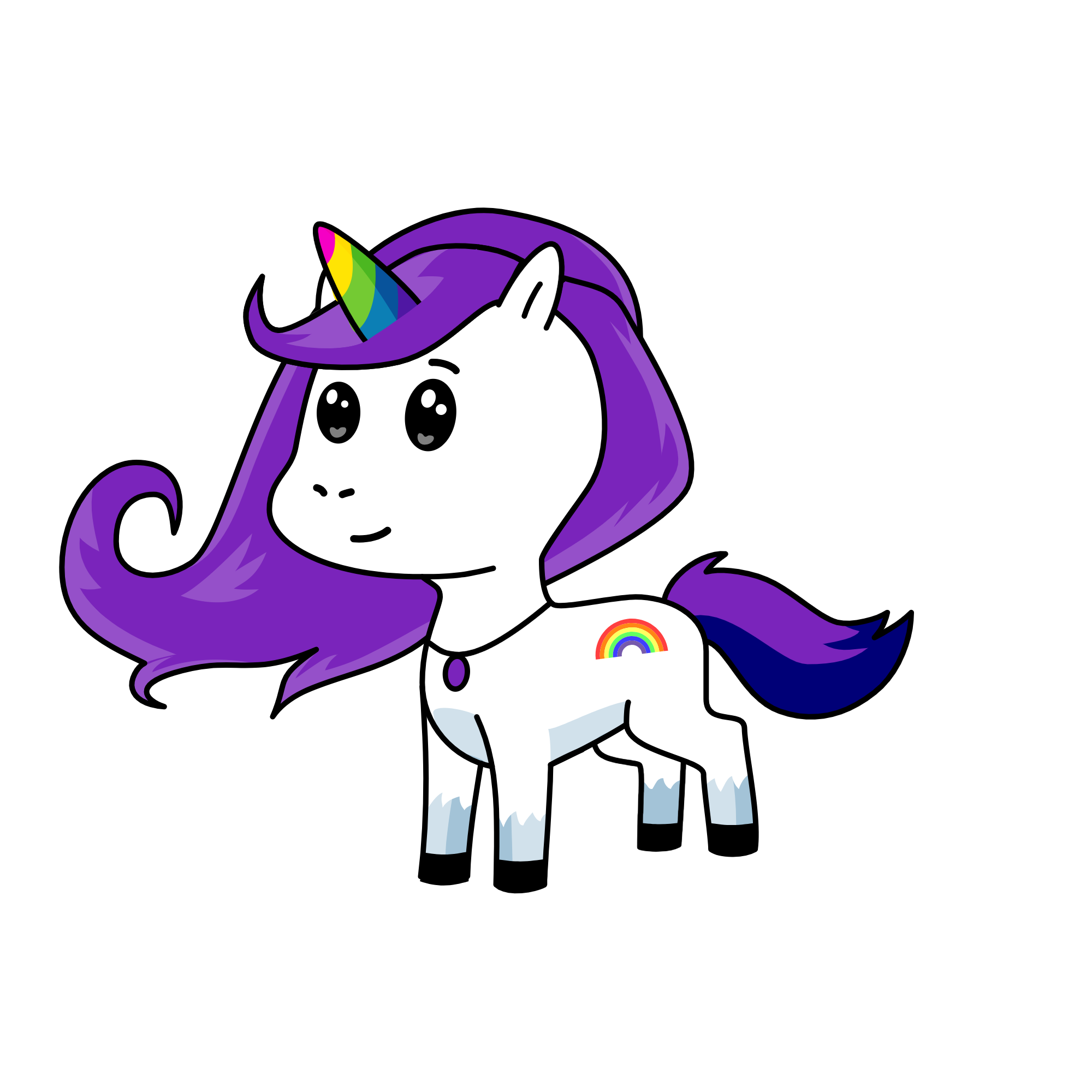 rainbow annie, the unicorn