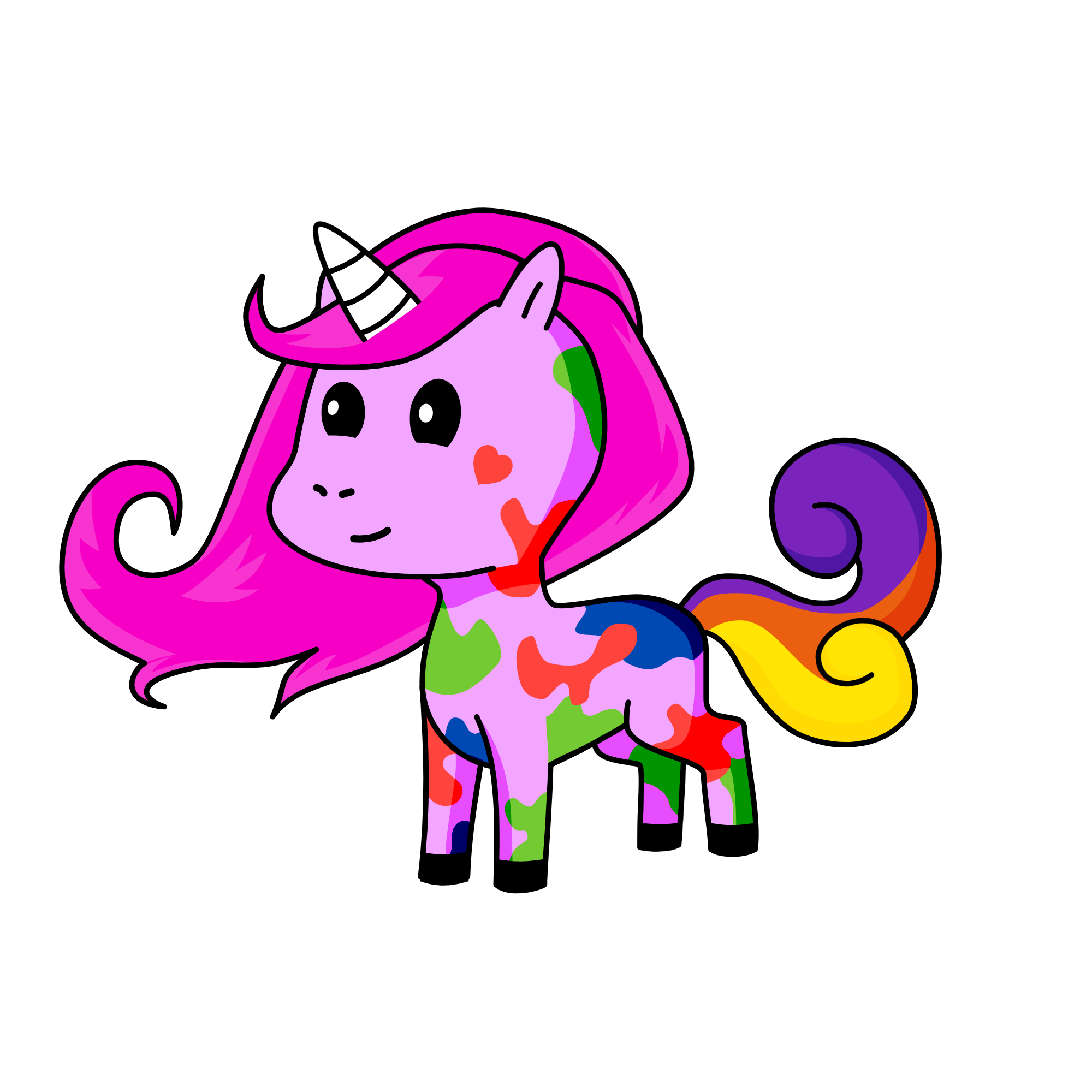 rainbow, the unicorn