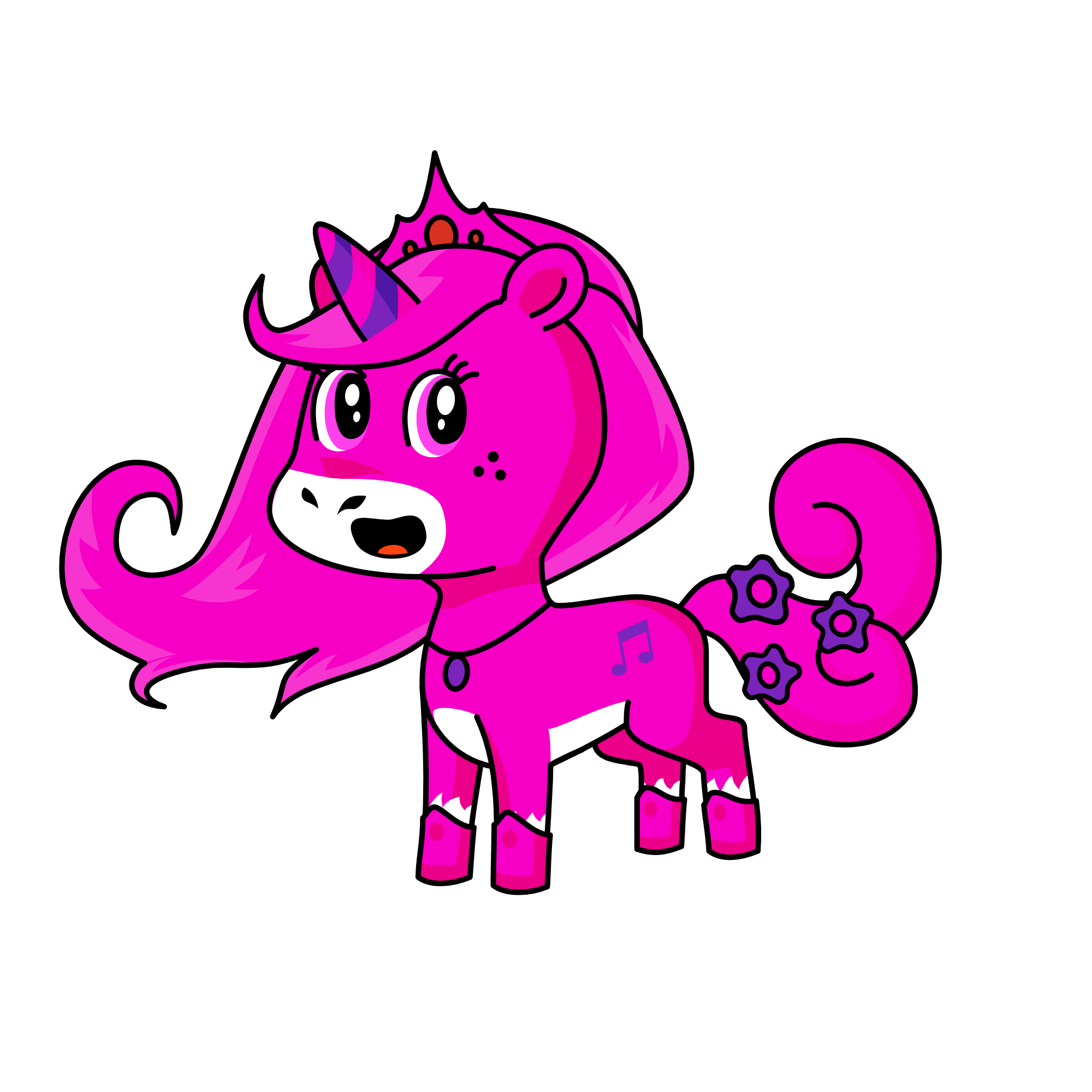 pinky, the unicorn