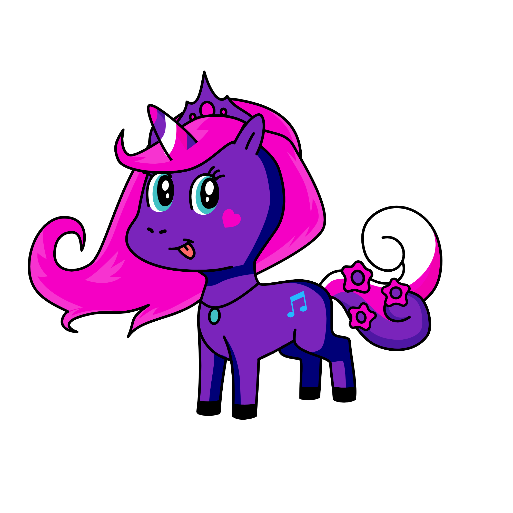 melody, the unicorn