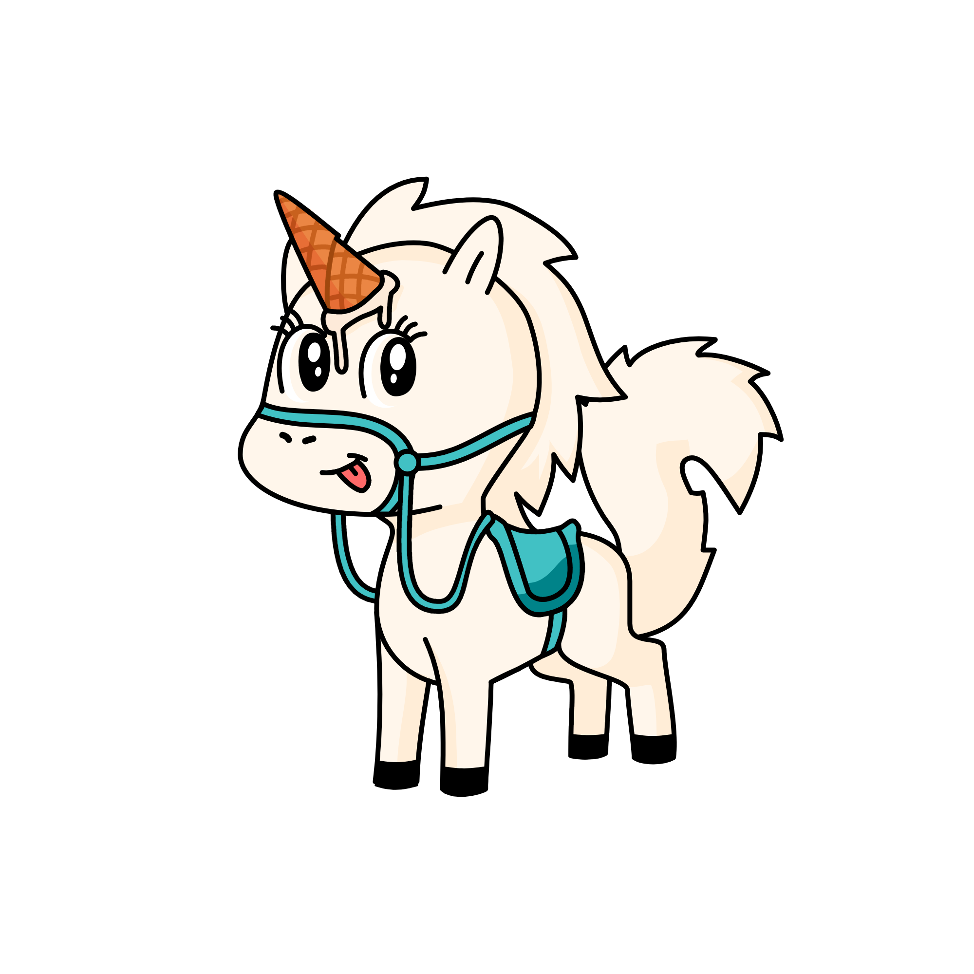 ice cream, the unicorn