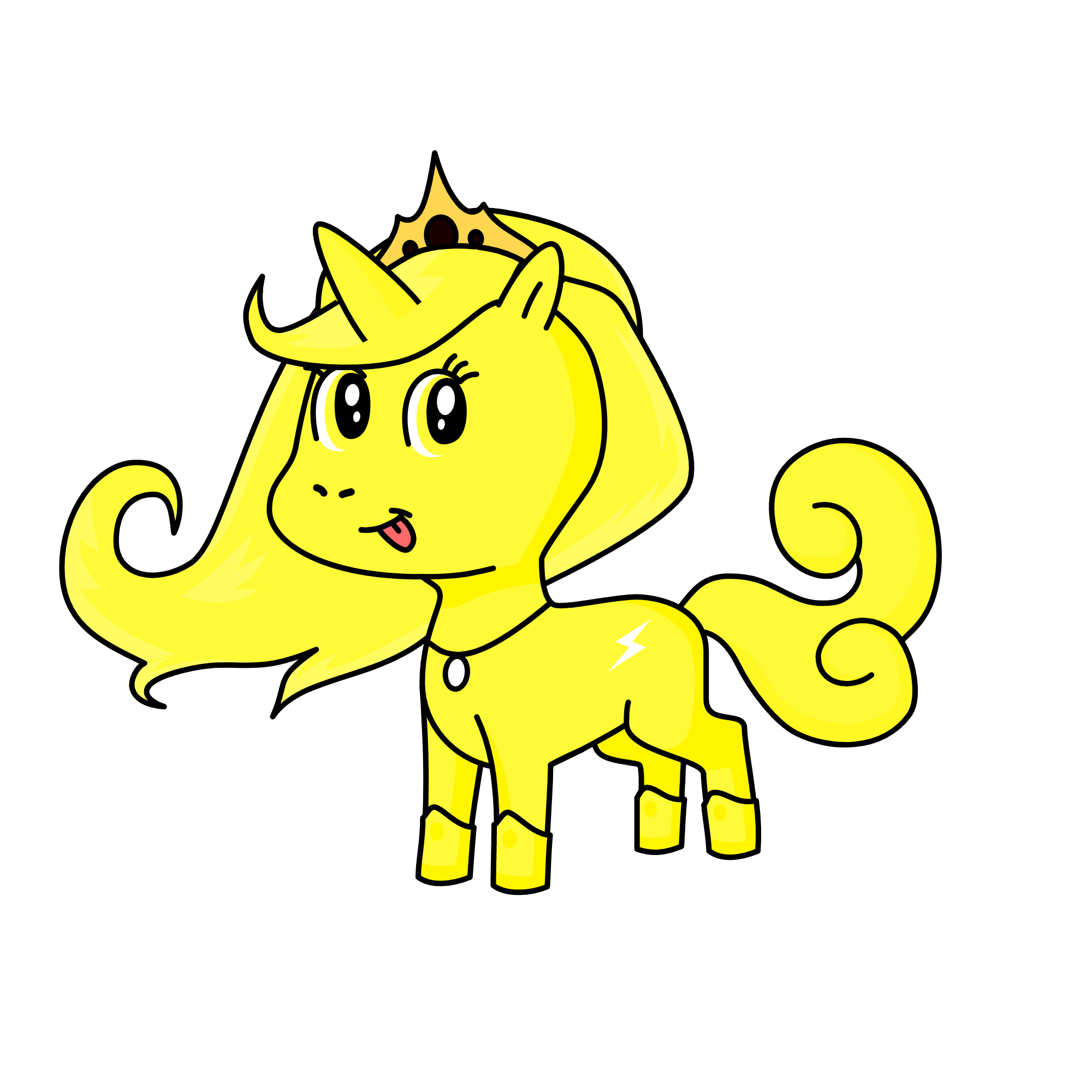 MOON SHINE, the unicorn