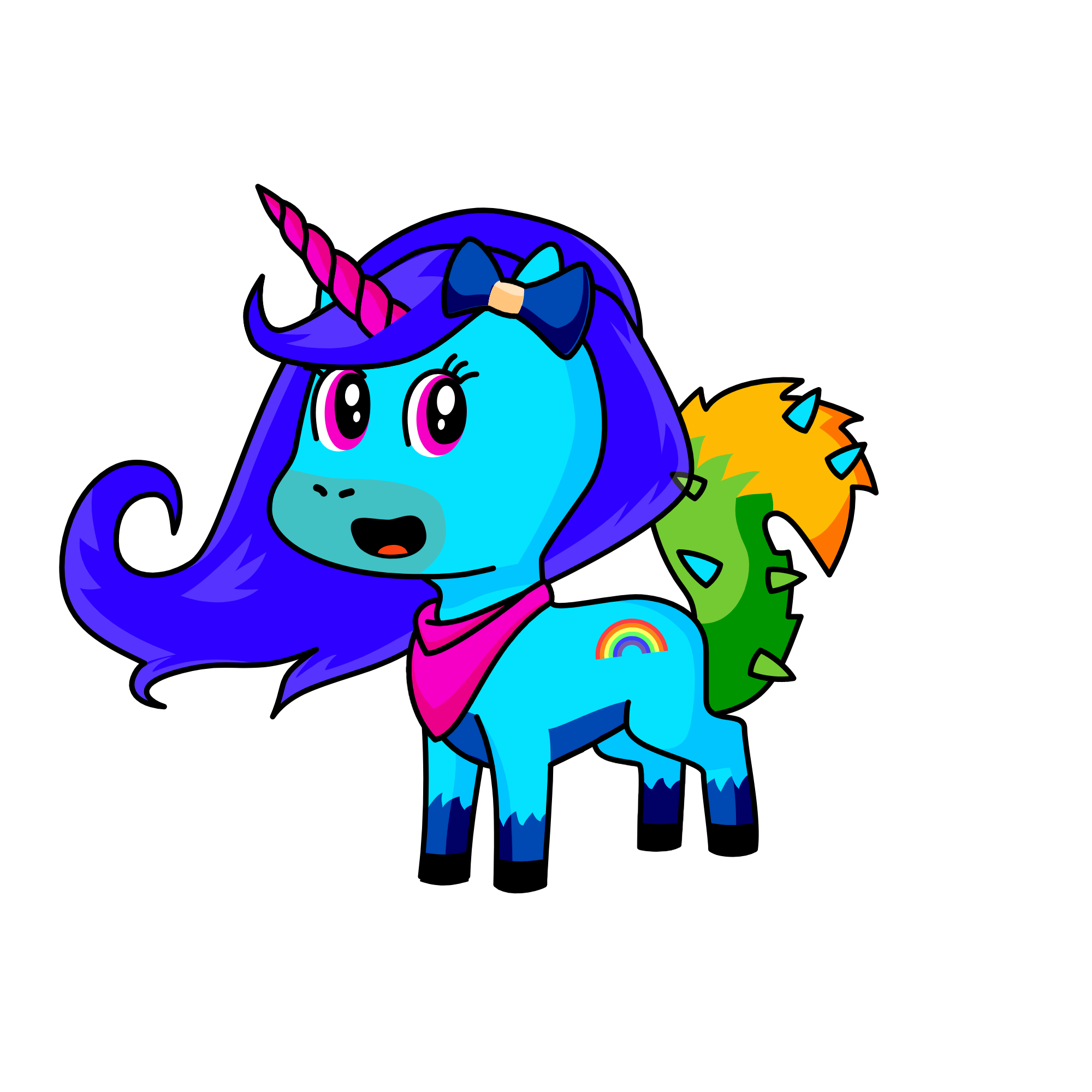 rainbow, the unicorn