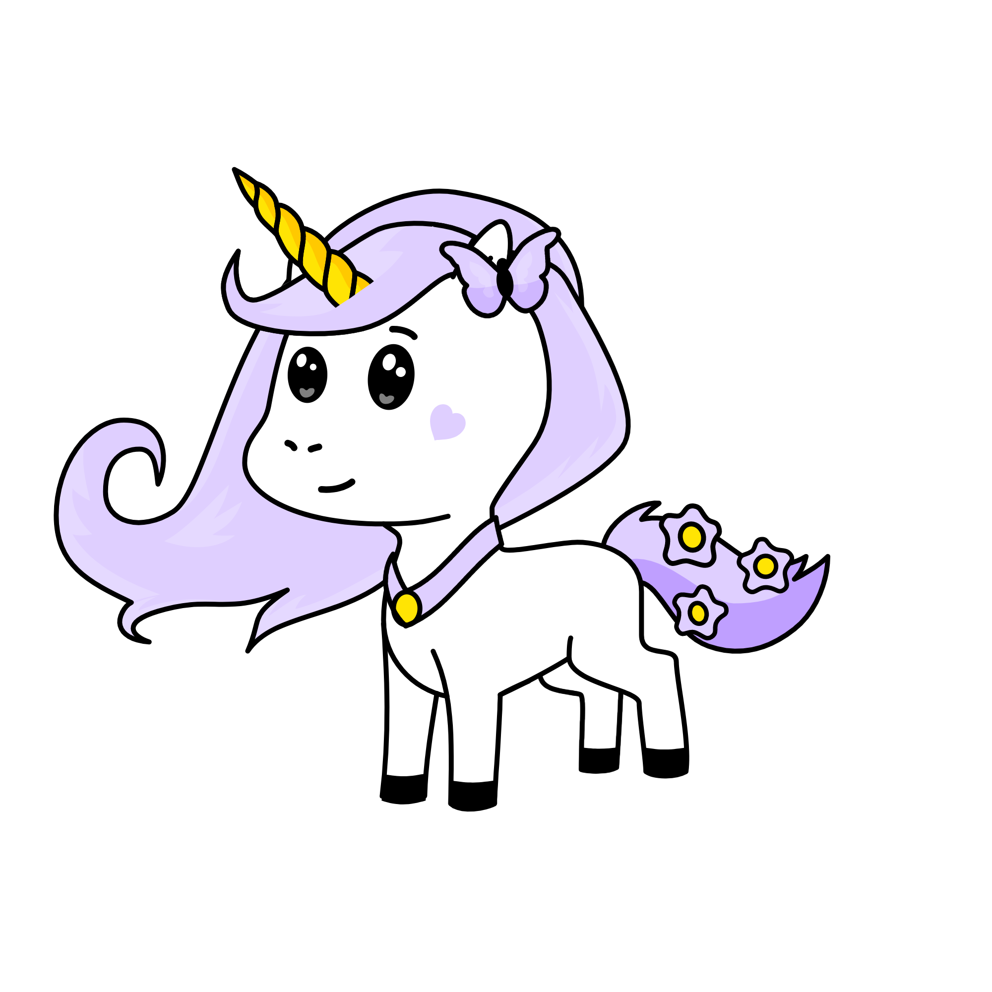 Butterfly, the unicorn