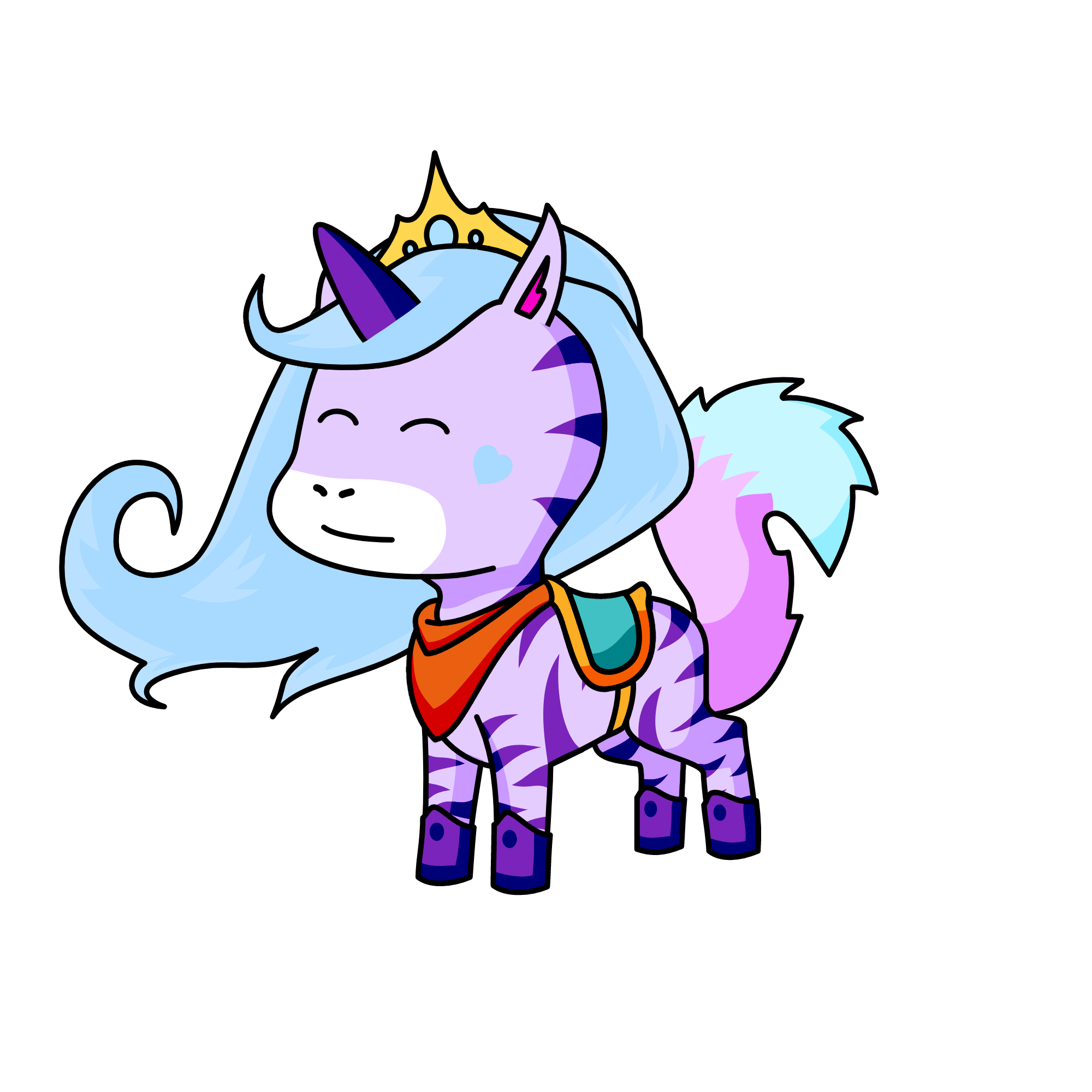 fox, the unicorn