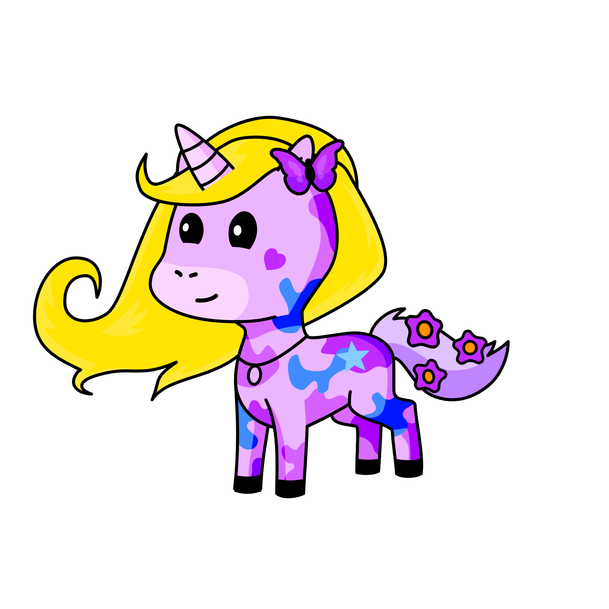 little butterfly, the unicorn