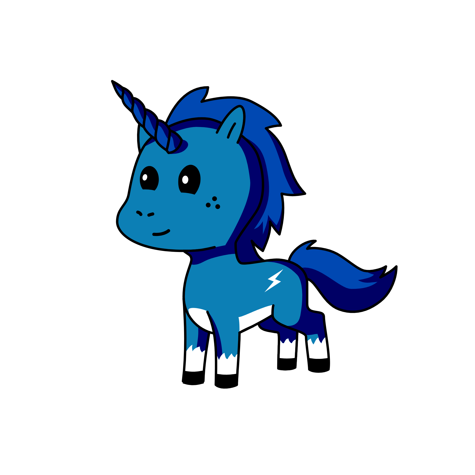 Midnight, the unicorn