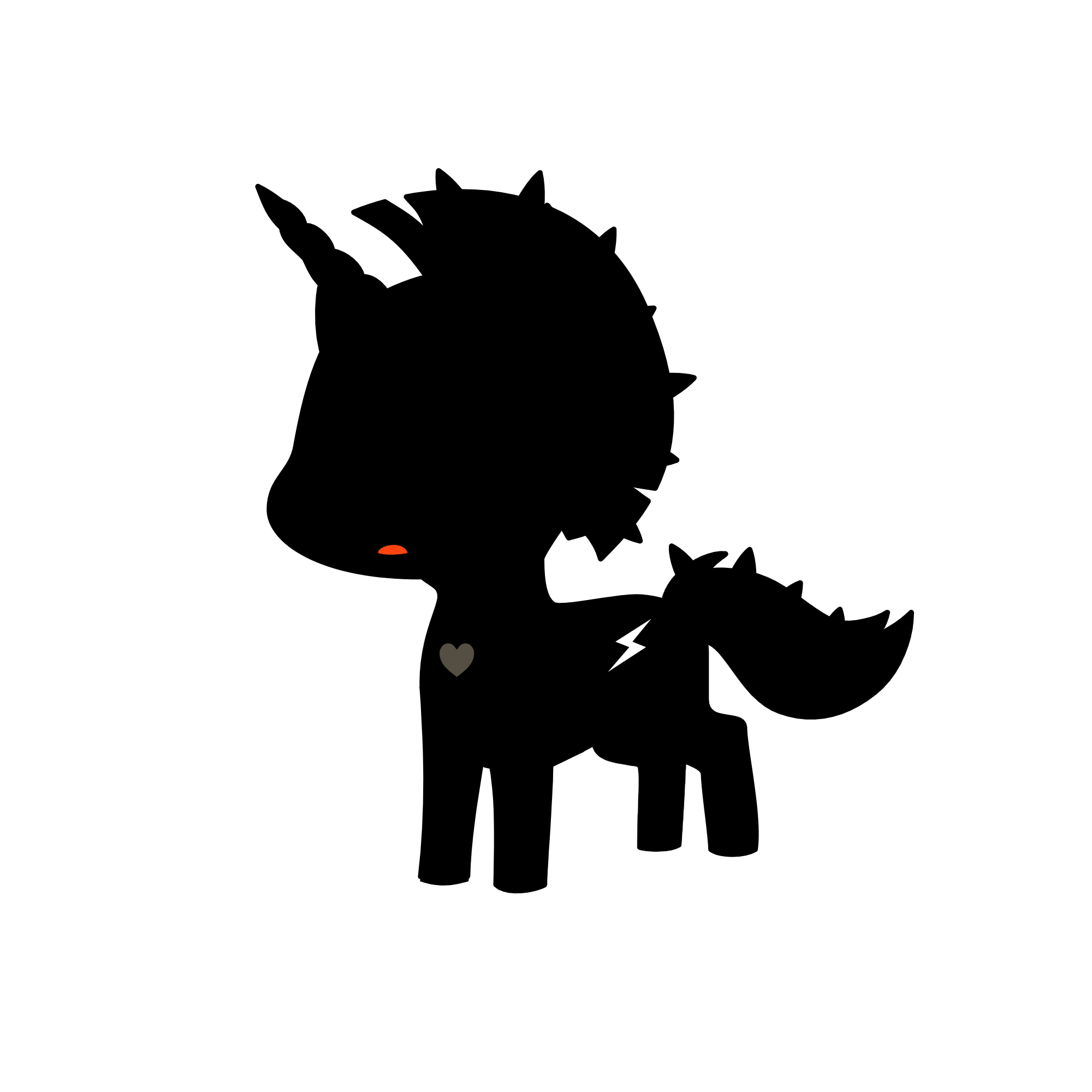 dark, the unicorn