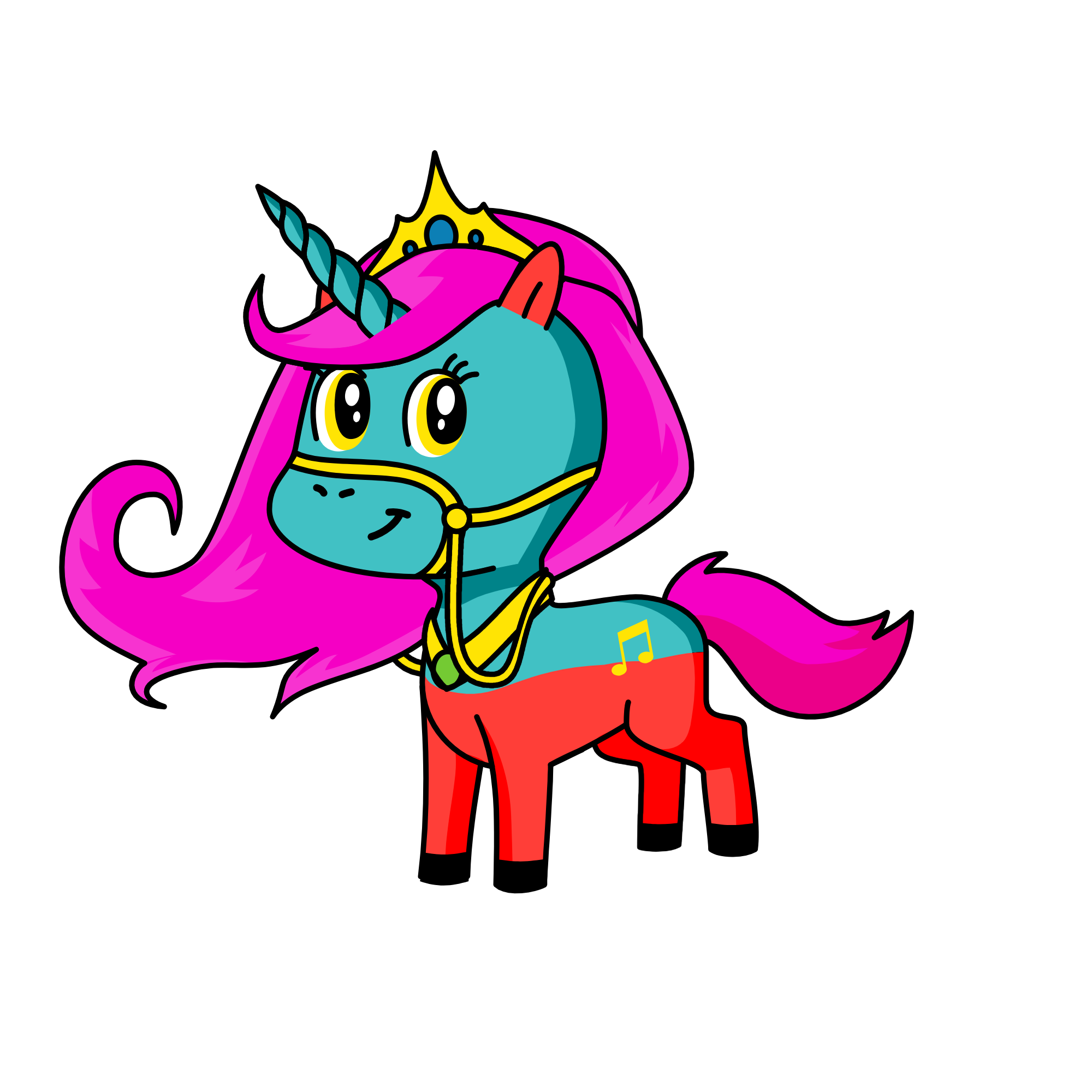Queen, the unicorn