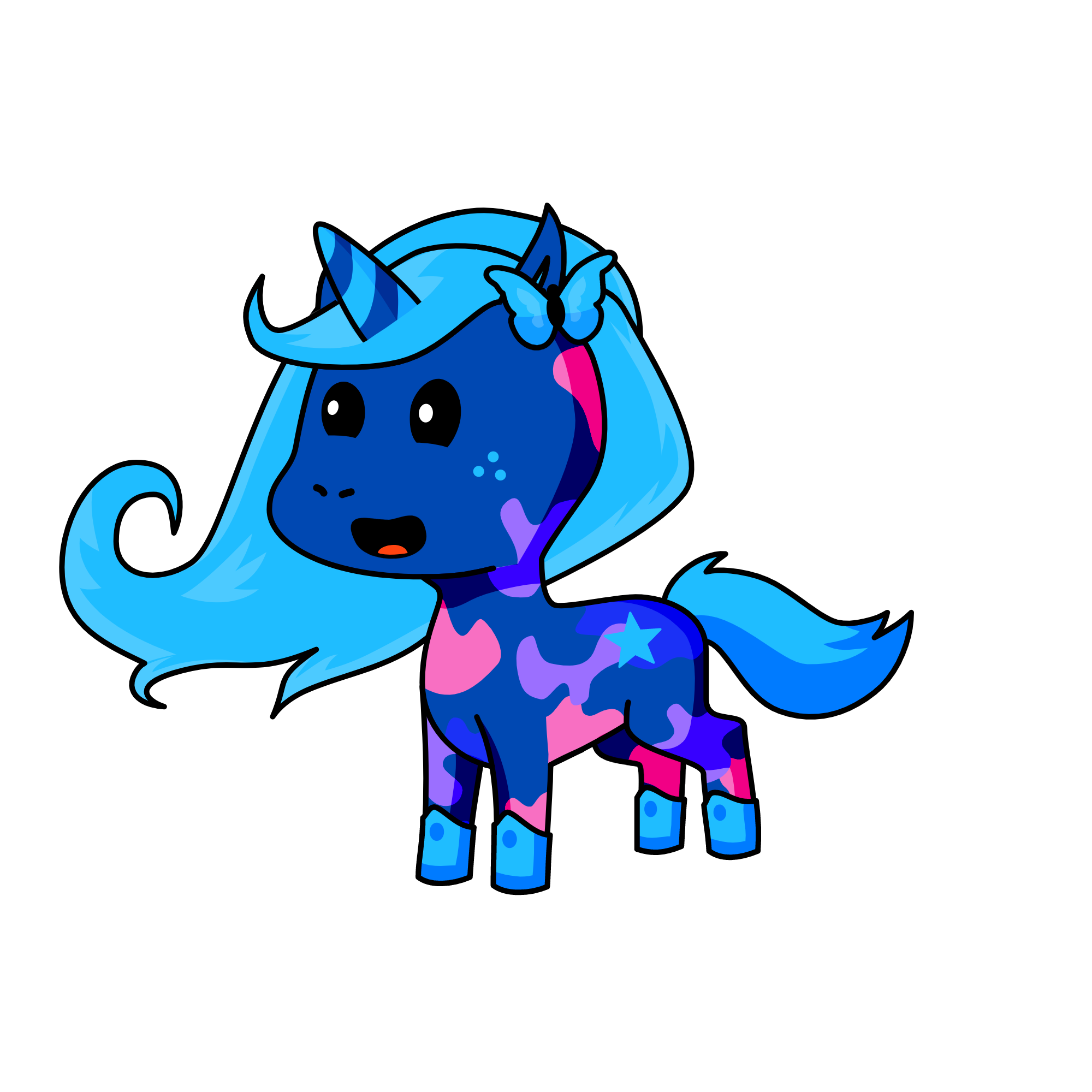 Luna, the unicorn