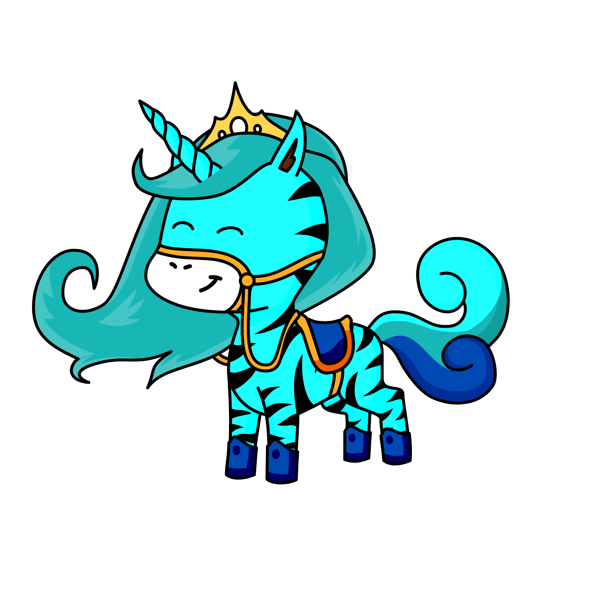 Saphire, the unicorn