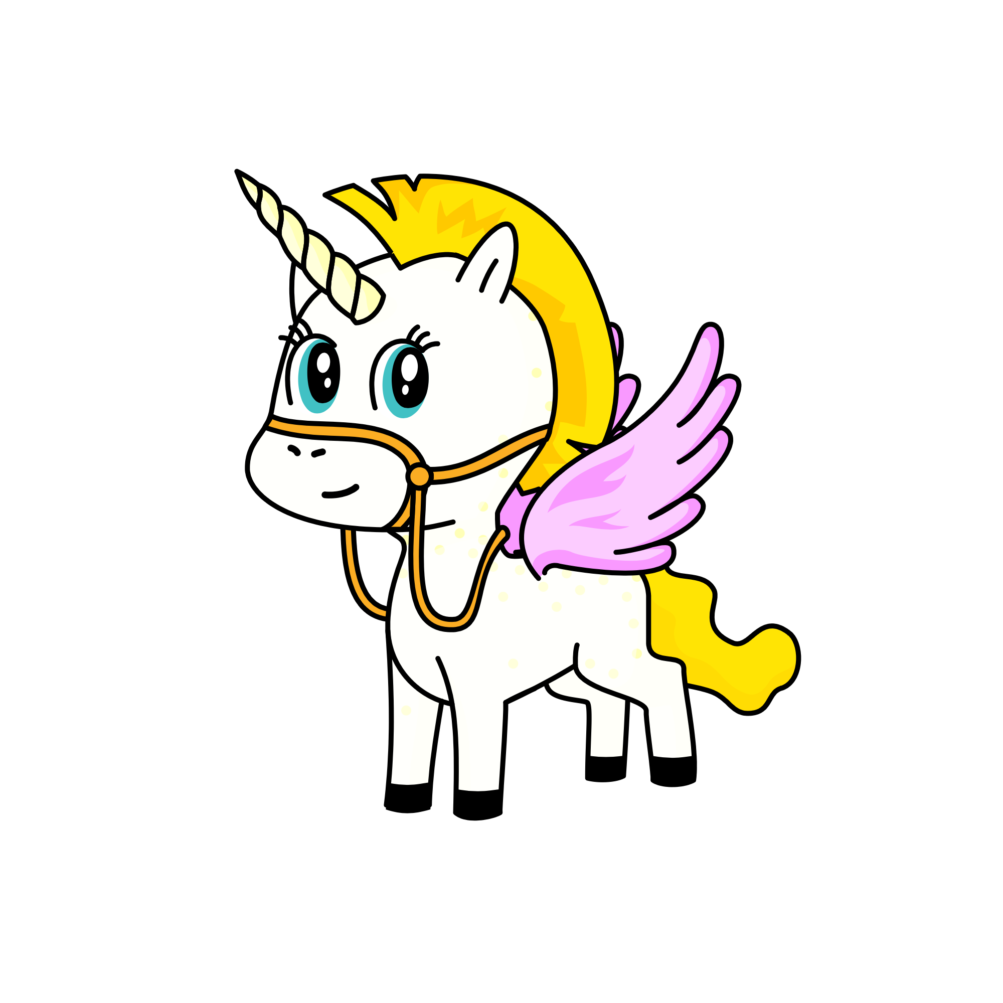 Lovey (angel steed), the unicorn