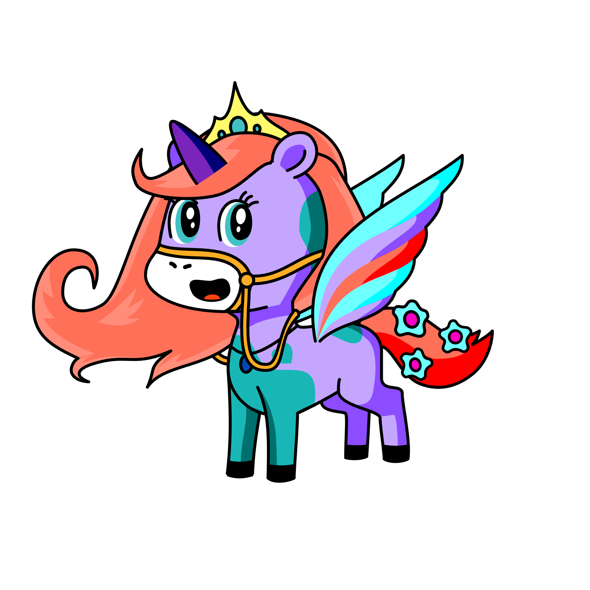 Lavender , the unicorn