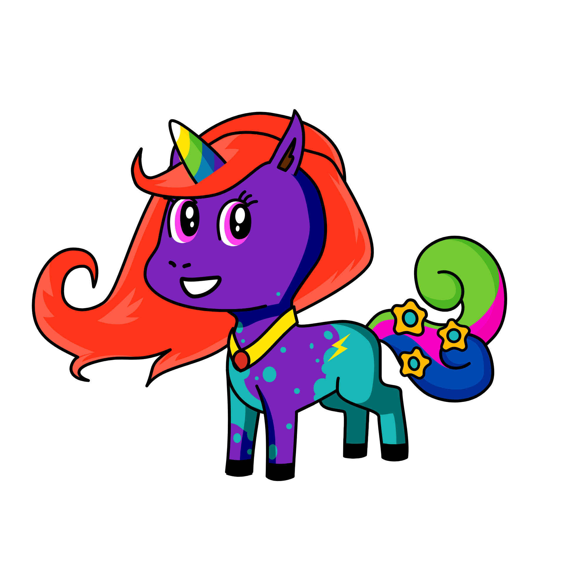 starfire, the unicorn