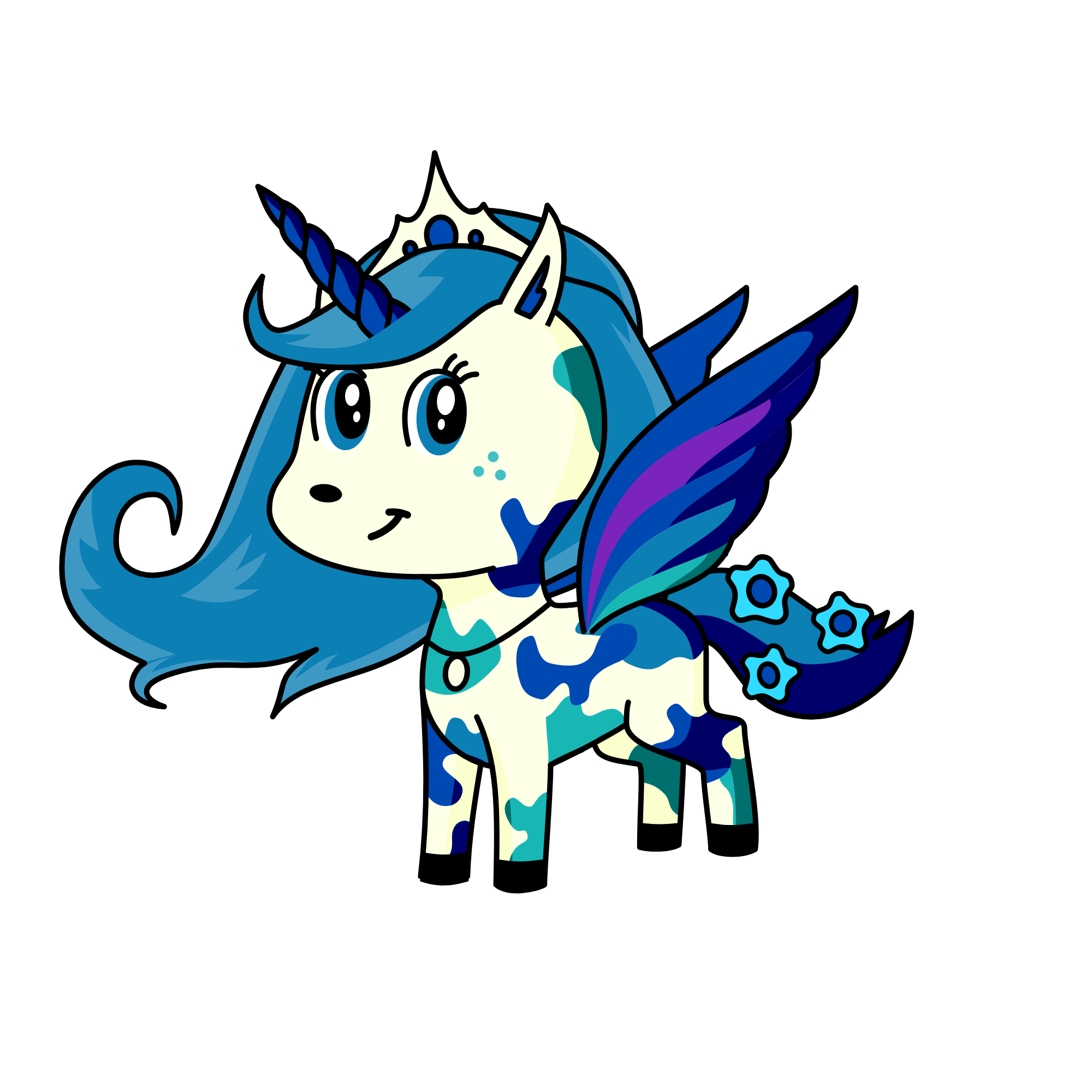 pricsse winterina, the unicorn