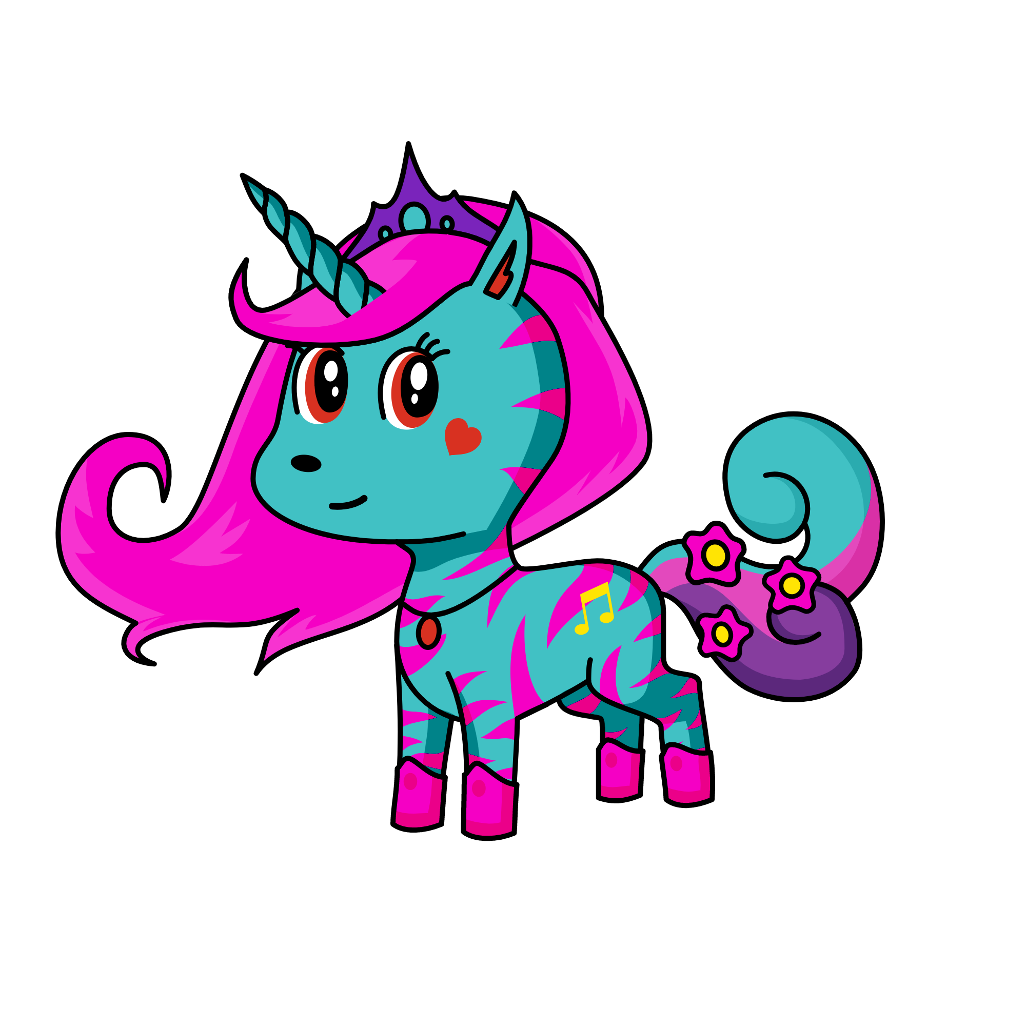 Princess Unicornify, the unicorn