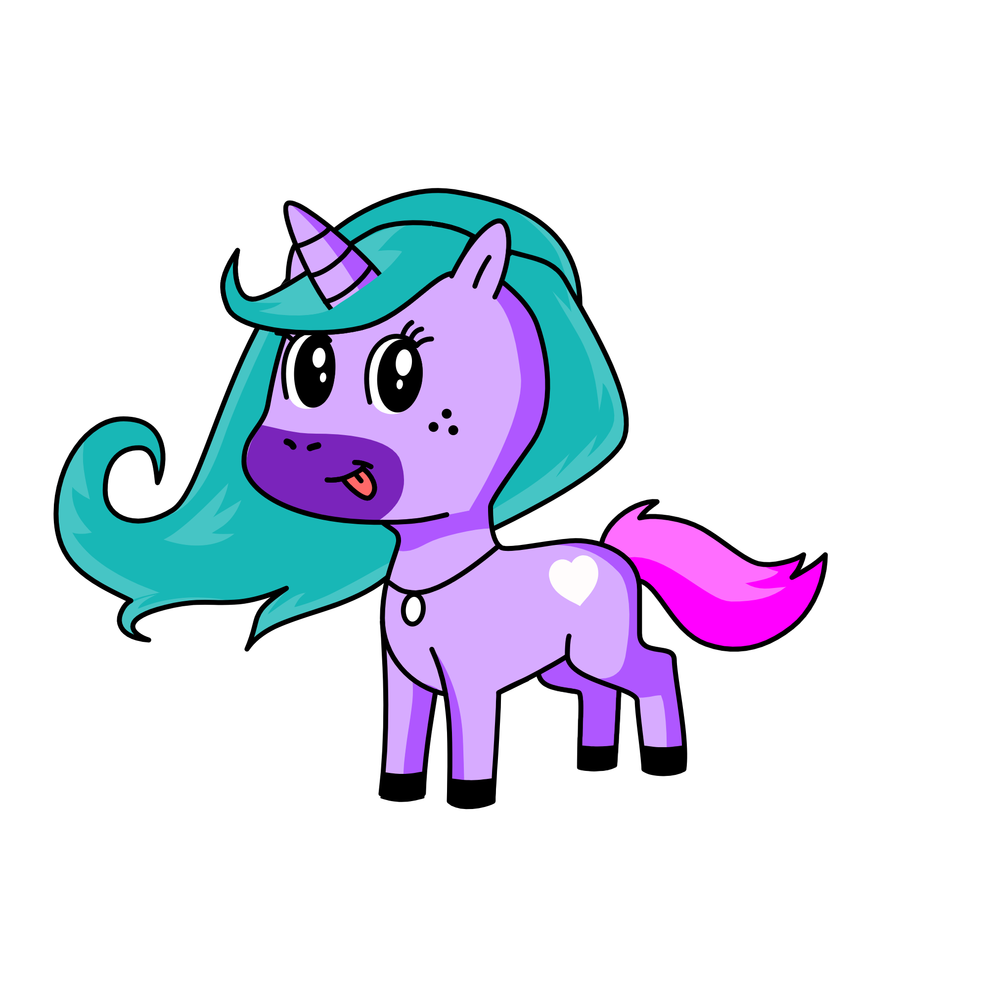 canyfloss cutie, the unicorn