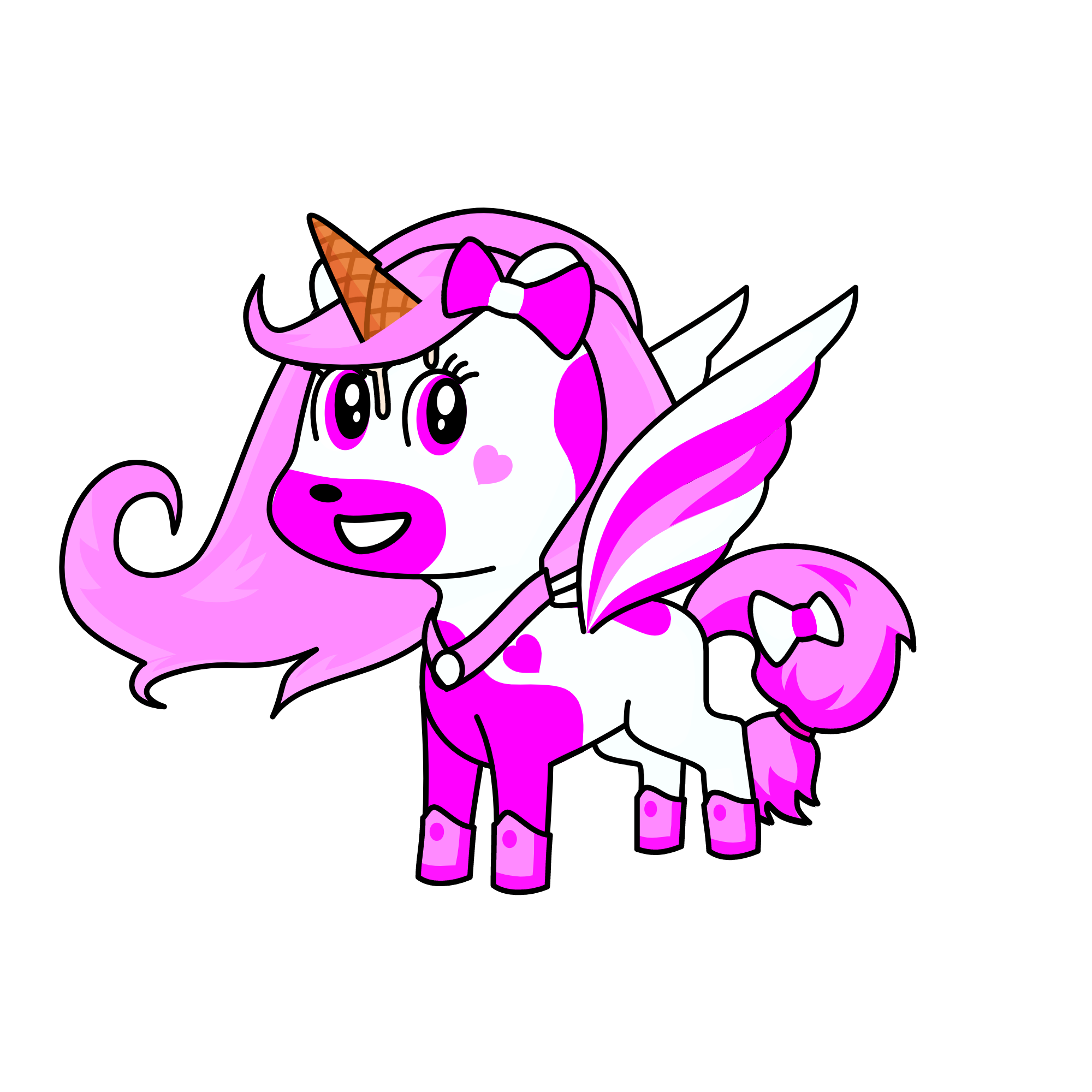 StrawberryShortcake, the unicorn