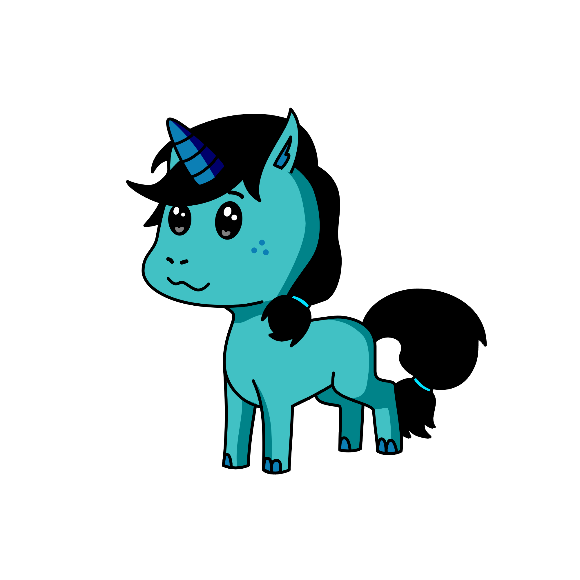 Midnight, the unicorn