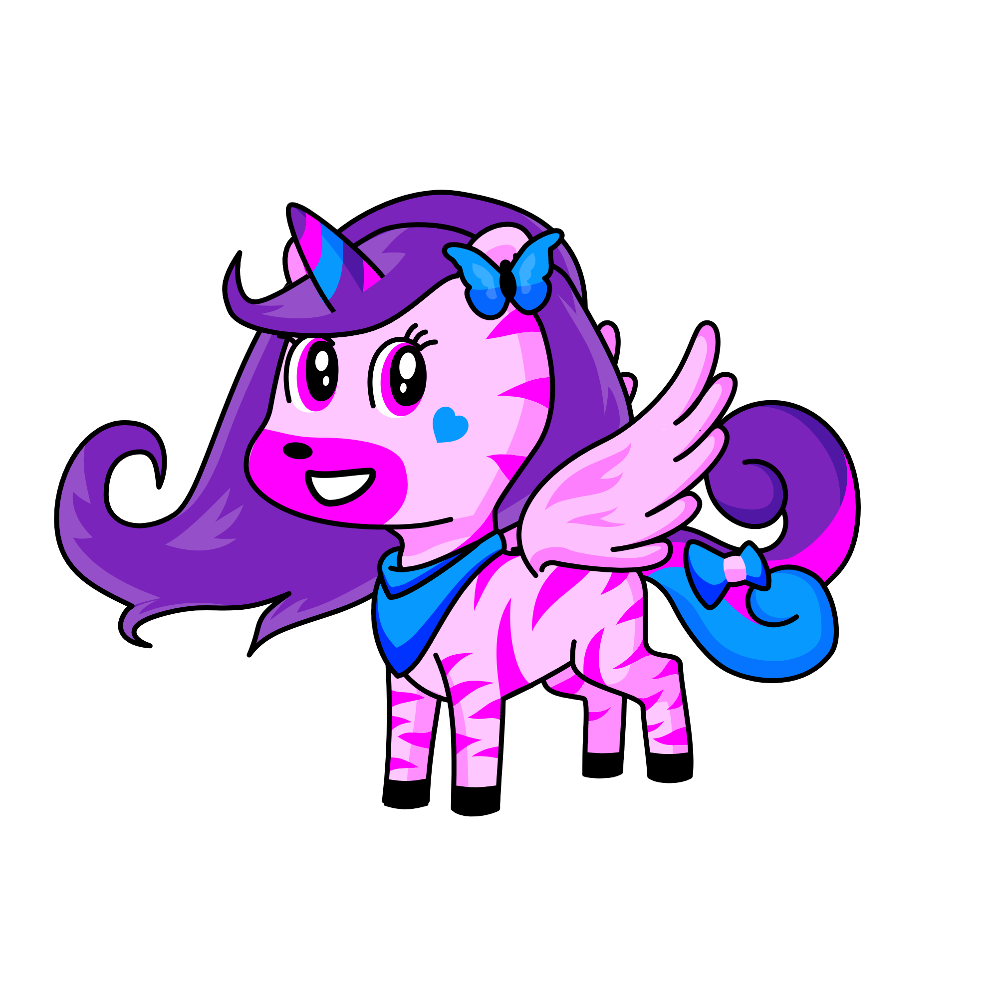 Zizzy, the unicorn