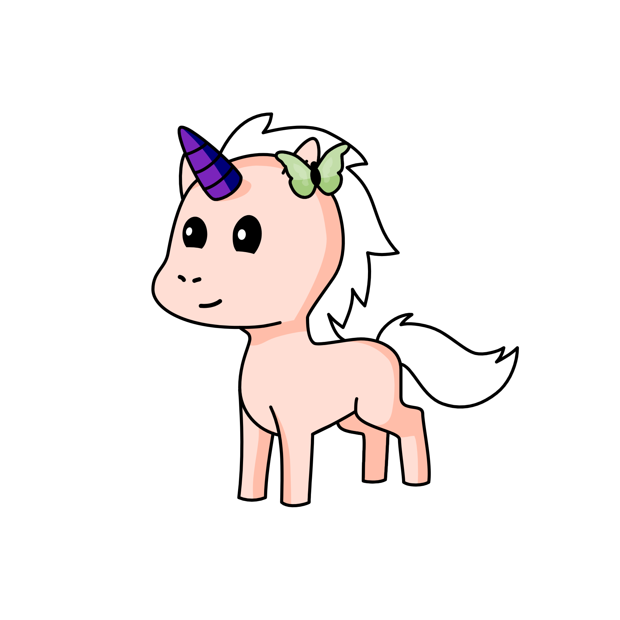 pink grape, the unicorn