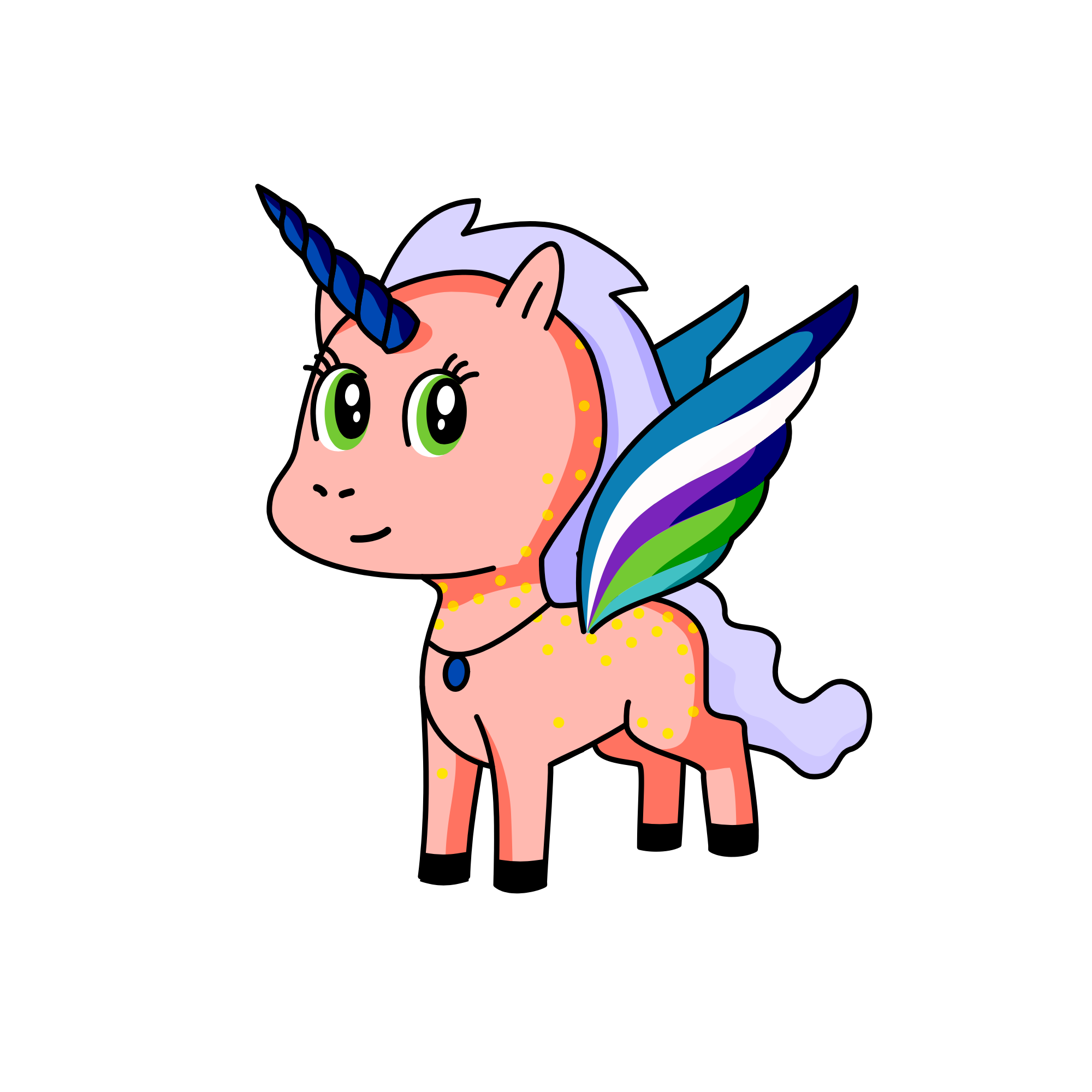 Pinky , the unicorn