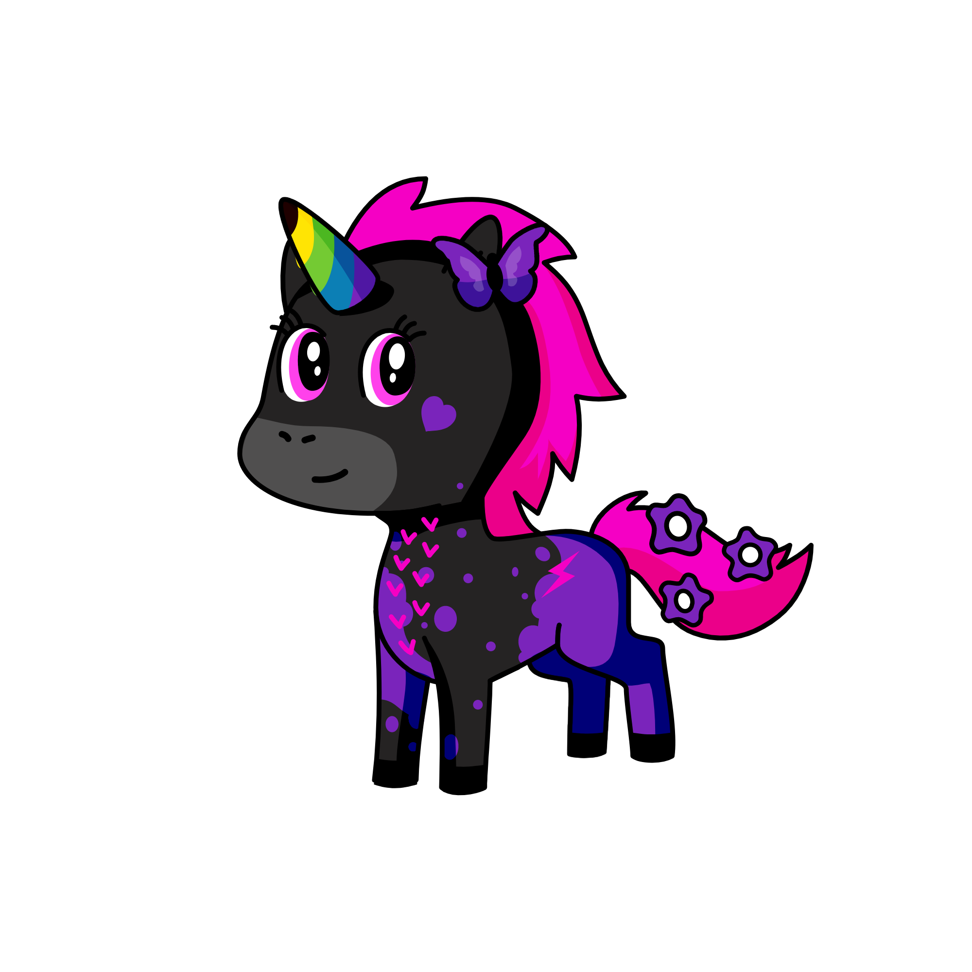 Nightbolt, the unicorn