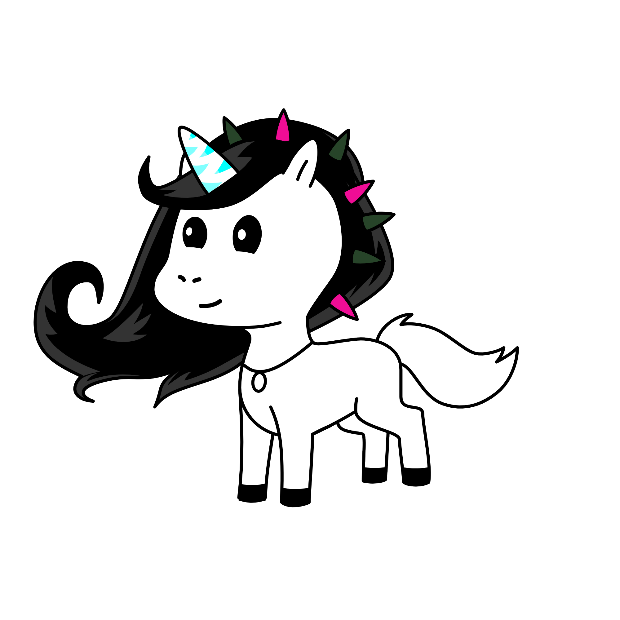 peach, the unicorn