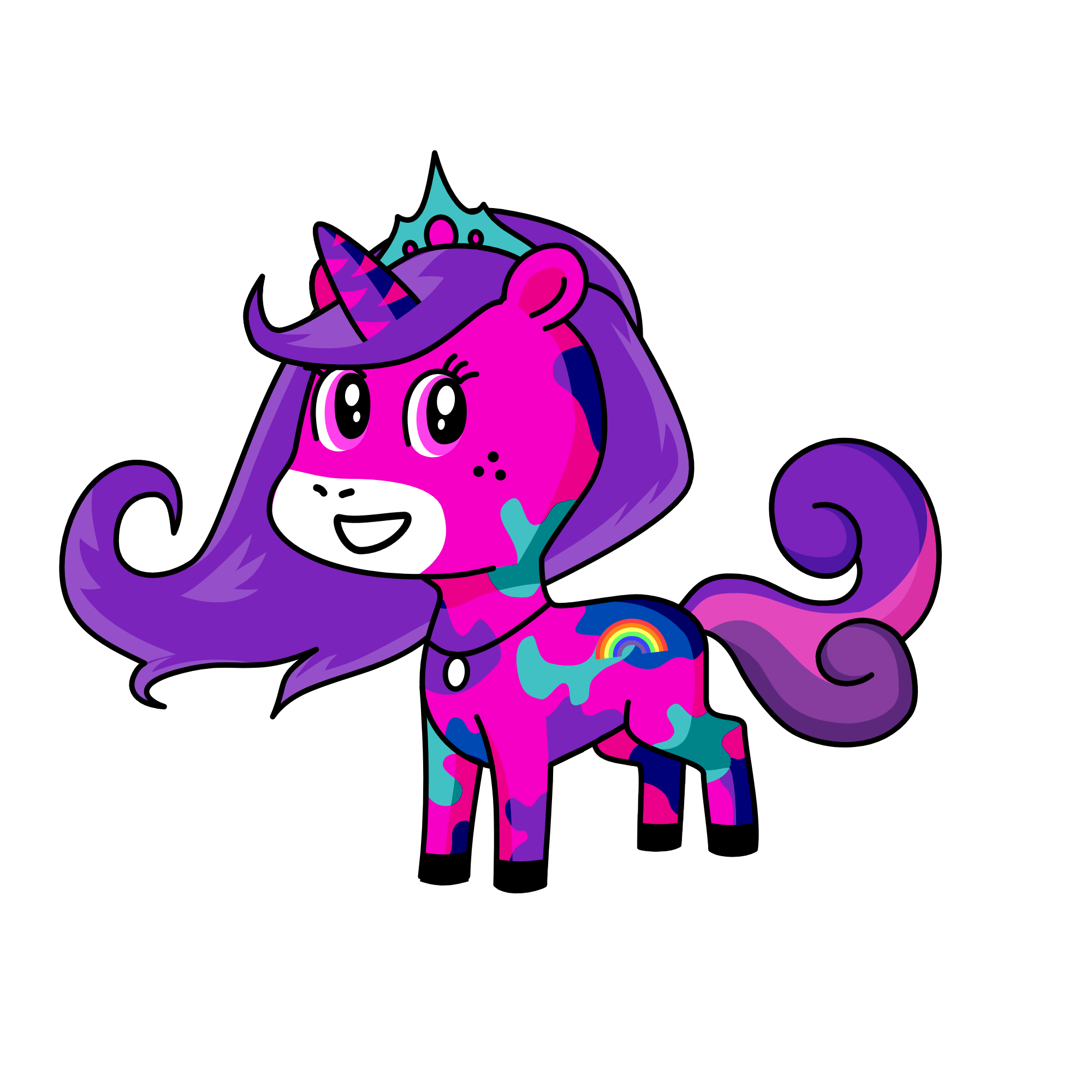 cupcake, the unicorn