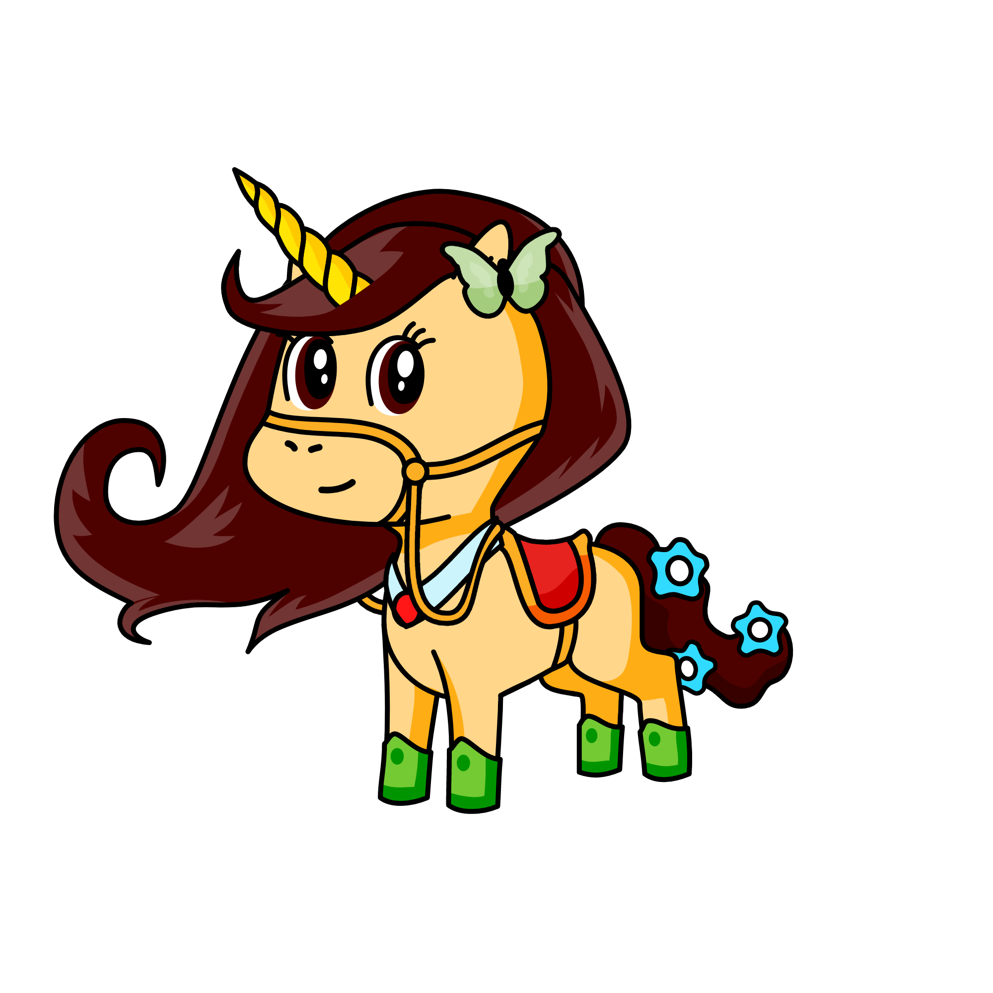 Flower, the unicorn