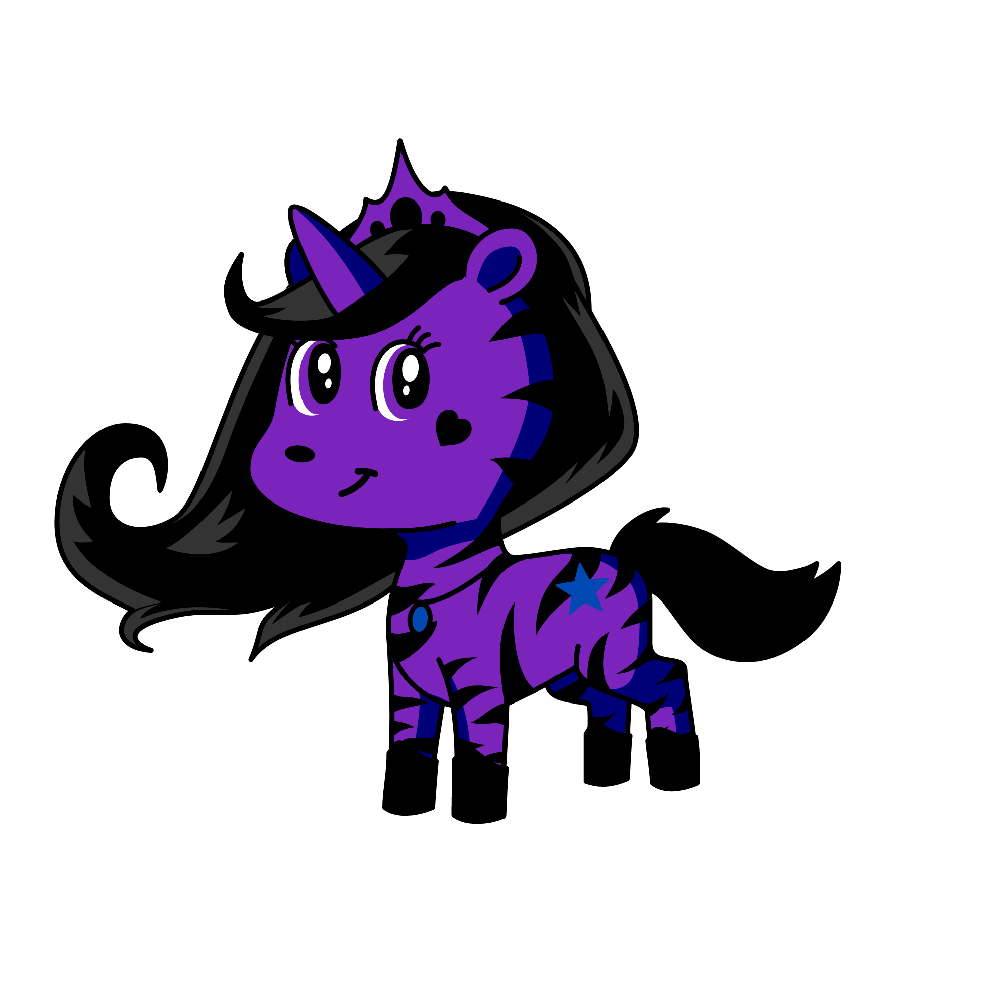 night girl, the unicorn